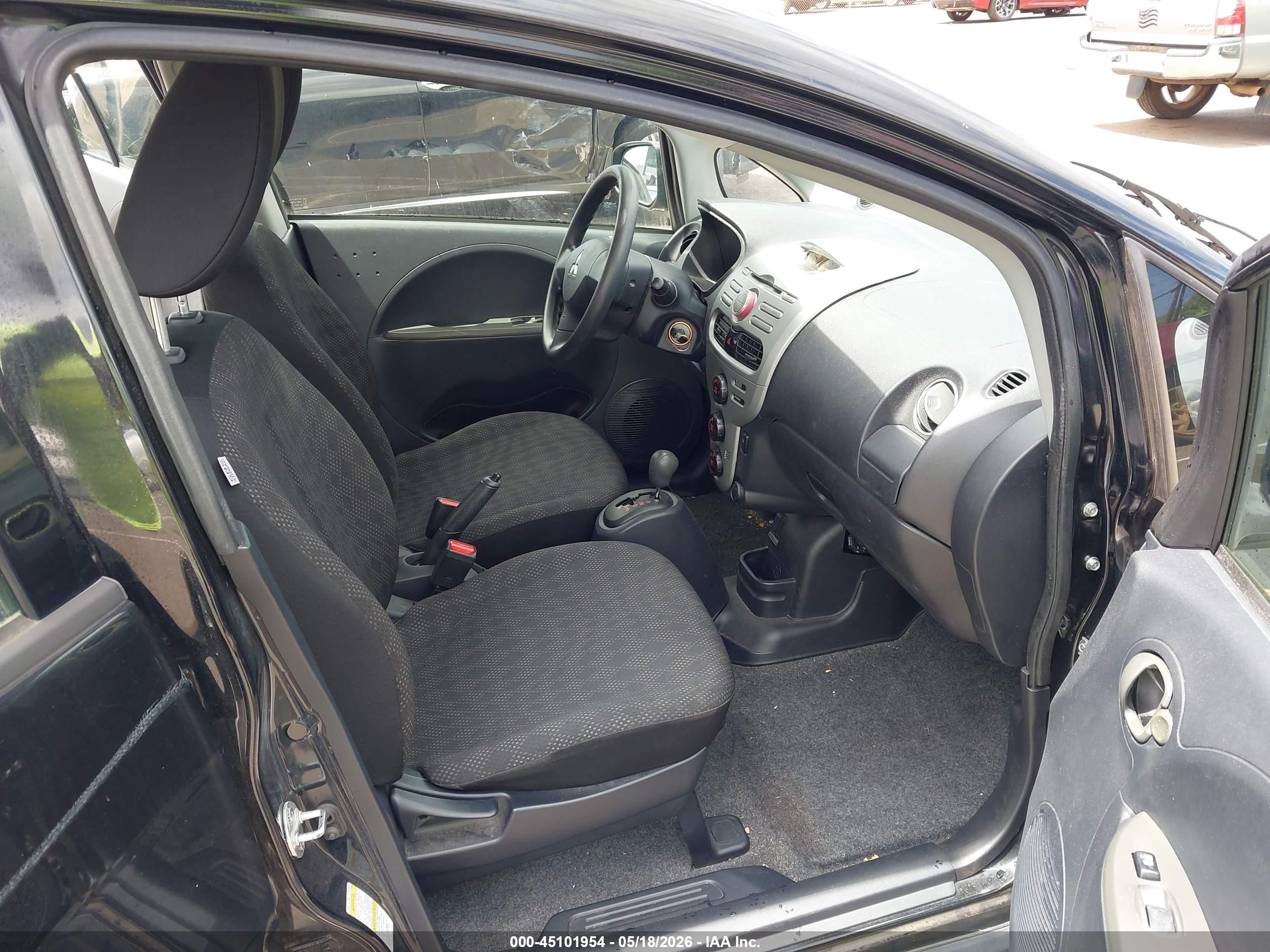 2012 Mitsubishi I-miev Es/se Black vin: JA3215H15CU010941