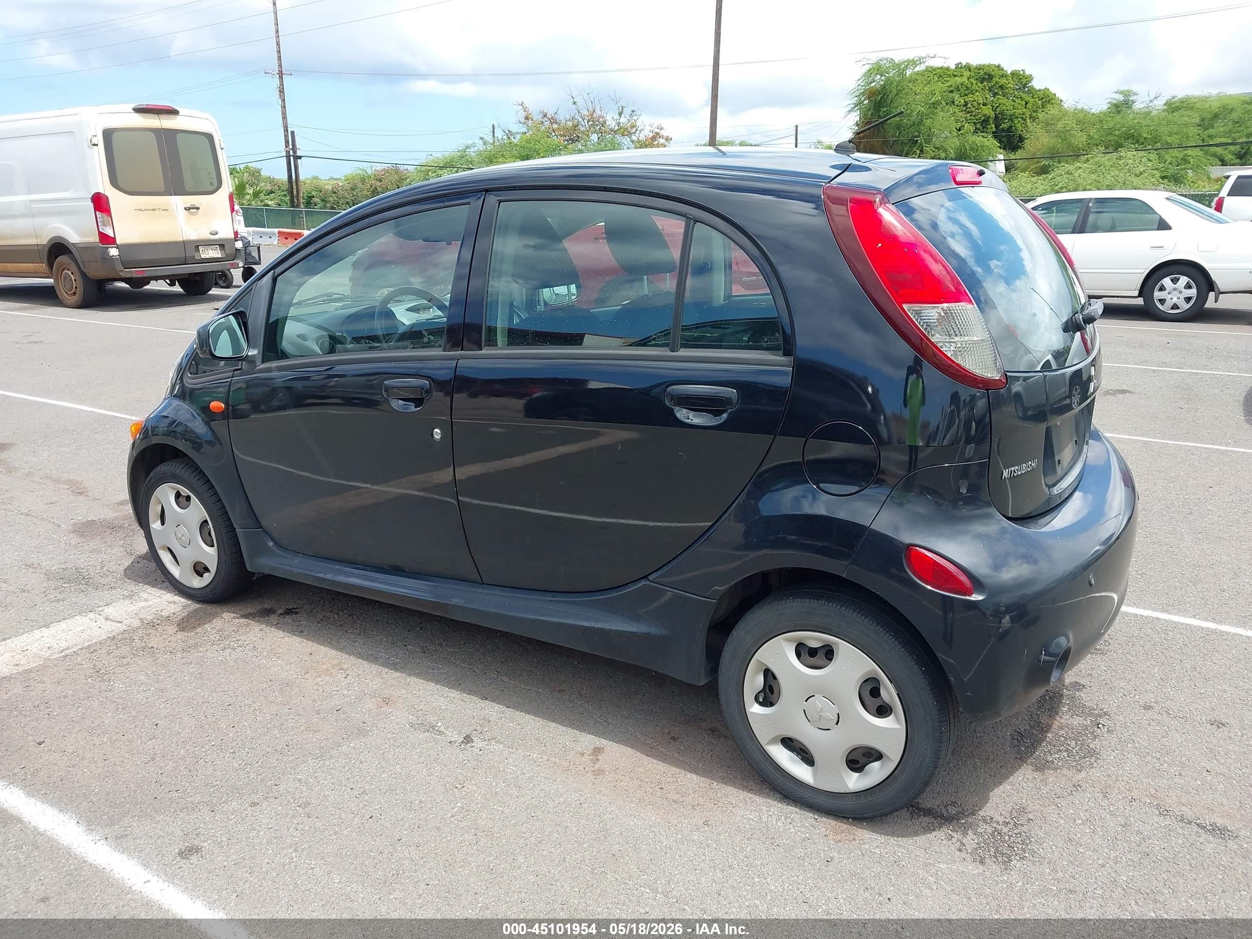 2012 Mitsubishi I-miev Es/se Black vin: JA3215H15CU010941