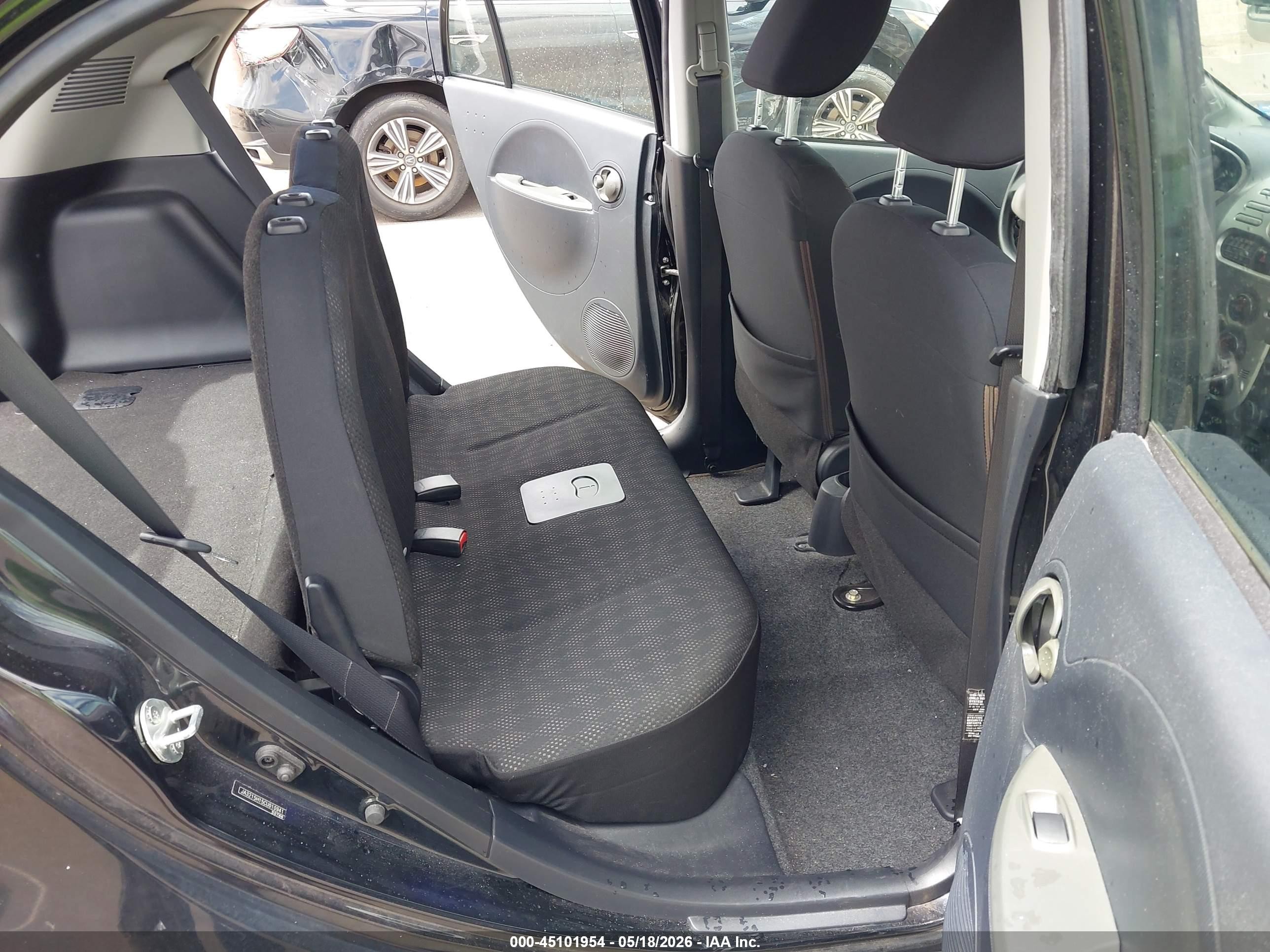 2012 Mitsubishi I-miev Es/se Black vin: JA3215H15CU010941