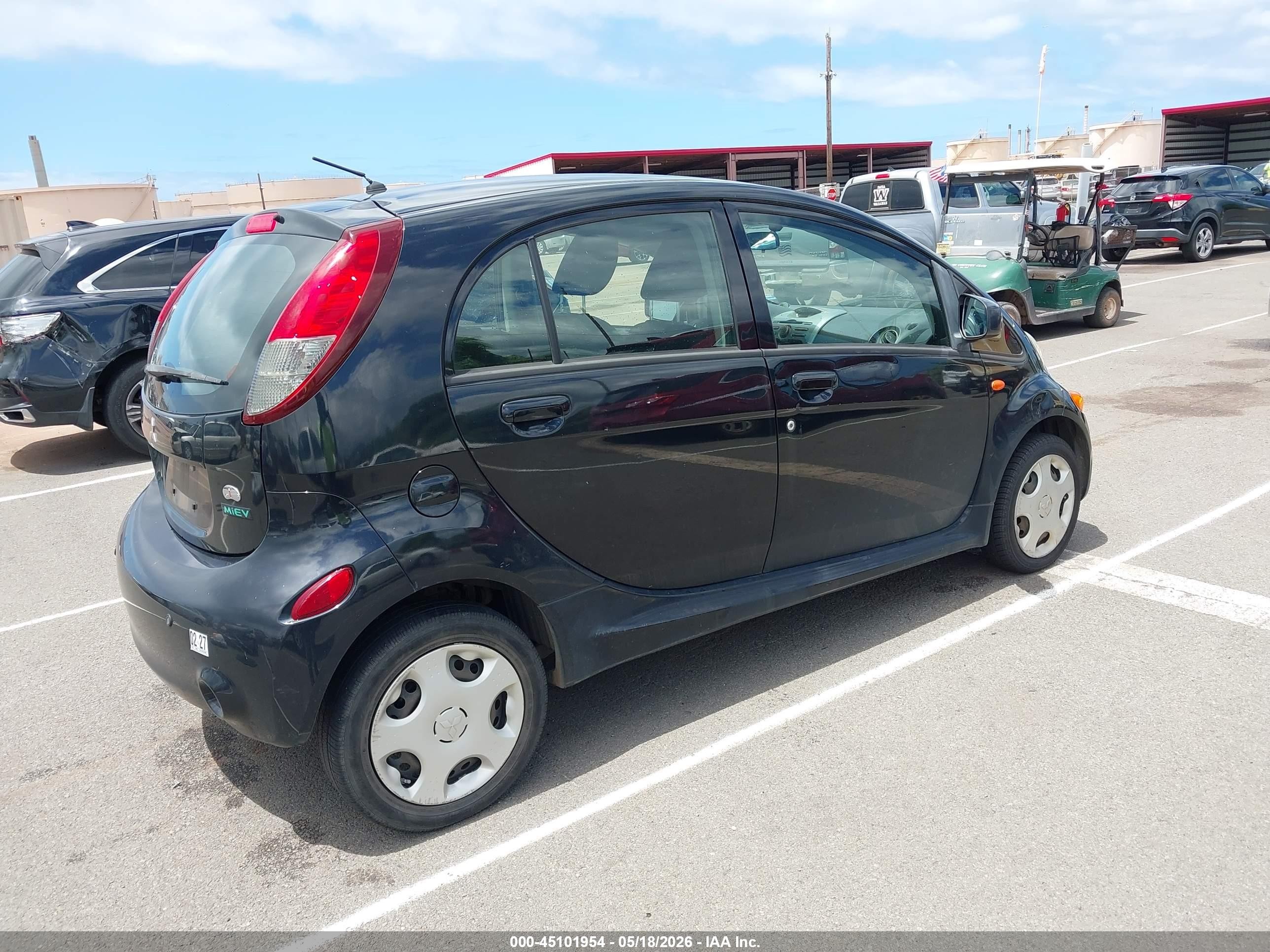 2012 Mitsubishi I-miev Es/se Black vin: JA3215H15CU010941