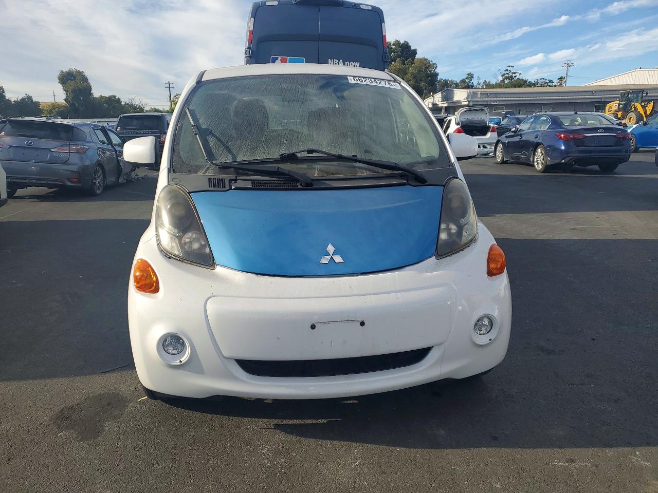 2012 Mitsubishi I Miev Es White vin: JA3215H17CU010942