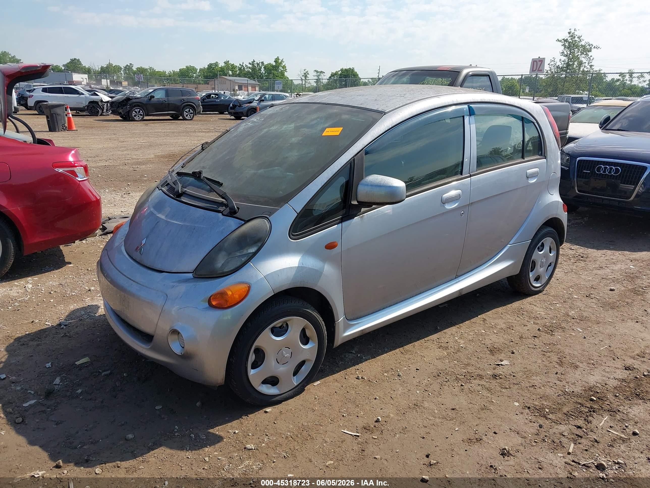 2012 Mitsubishi I-miev Es/se Silver vin: JA3215H18CU025031