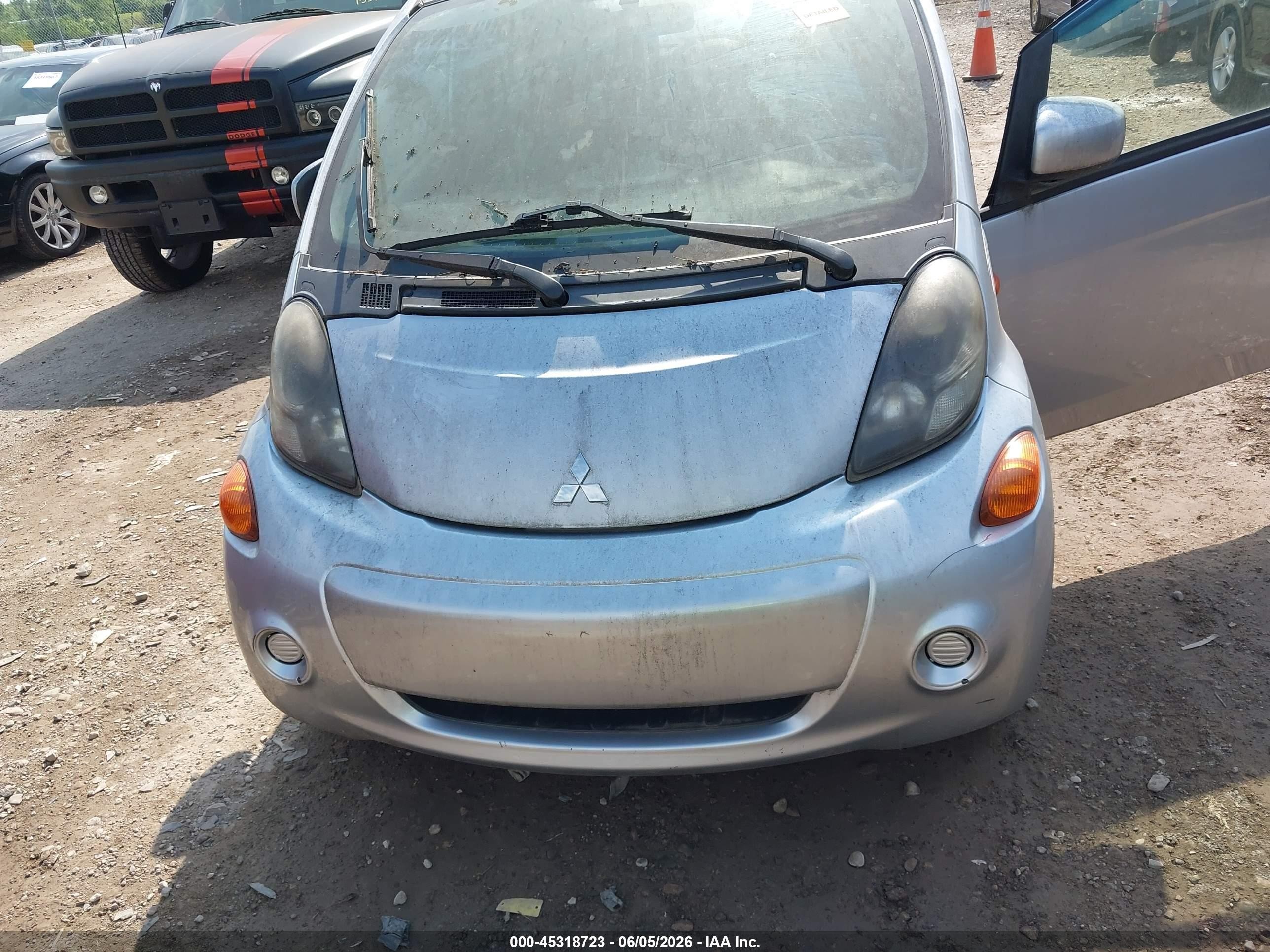 2012 Mitsubishi I-miev Es/se Silver vin: JA3215H18CU025031