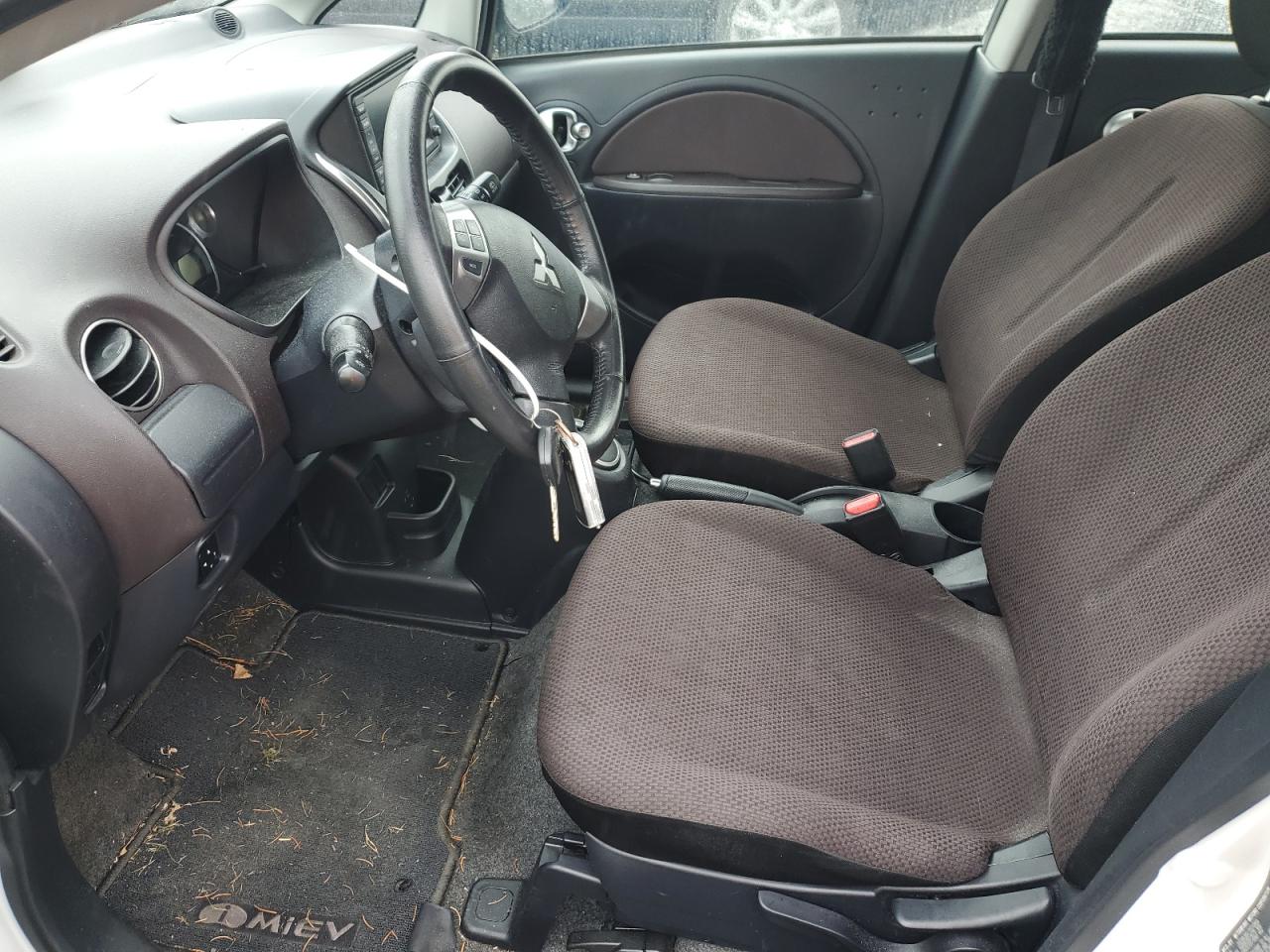 2012 Mitsubishi I Miev Es White vin: JA3215H1XCU016122
