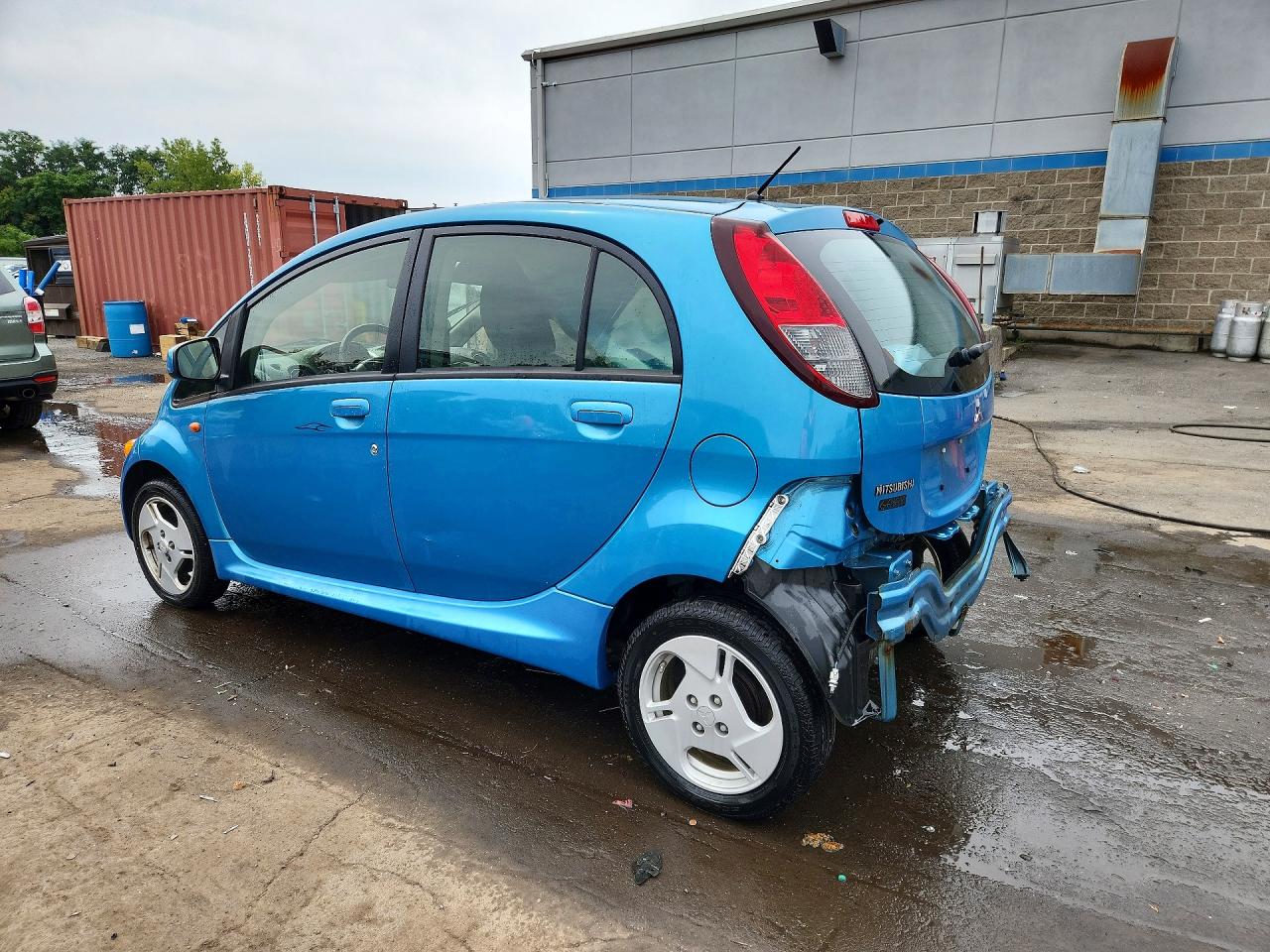 2014 Mitsubishi I Miev Es Blue vin: JA3215H41EU021089