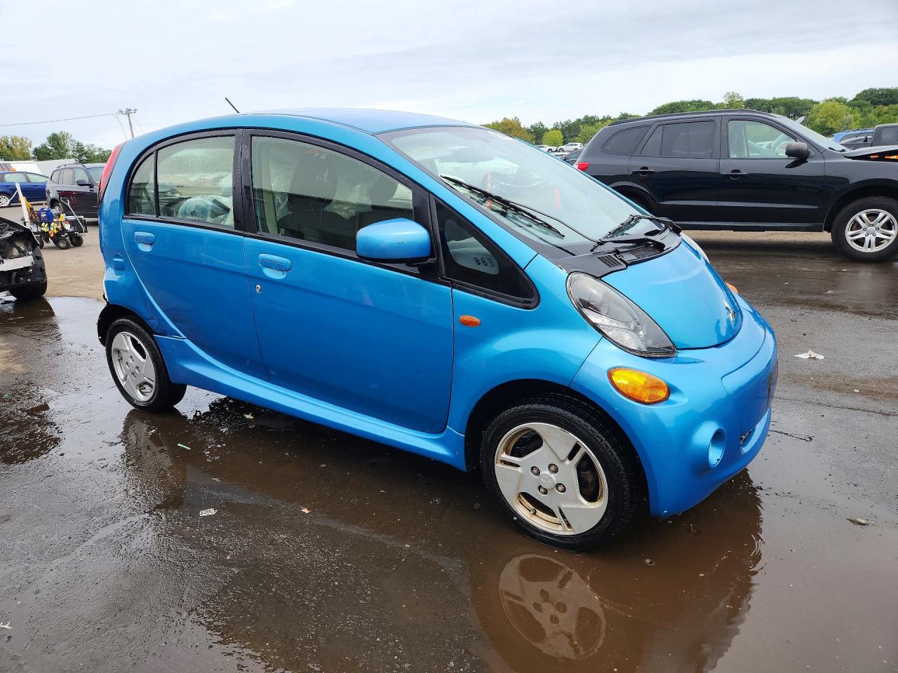 2014 Mitsubishi I Miev Es Blue vin: JA3215H41EU021089