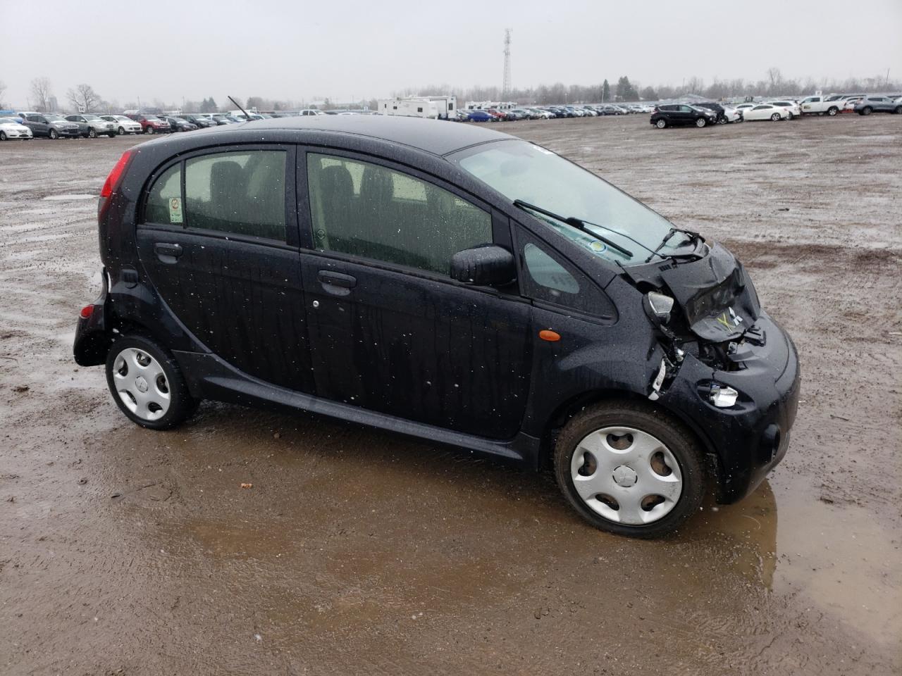 2014 Mitsubishi I Miev Es Black vin: JA3215H49EU605725