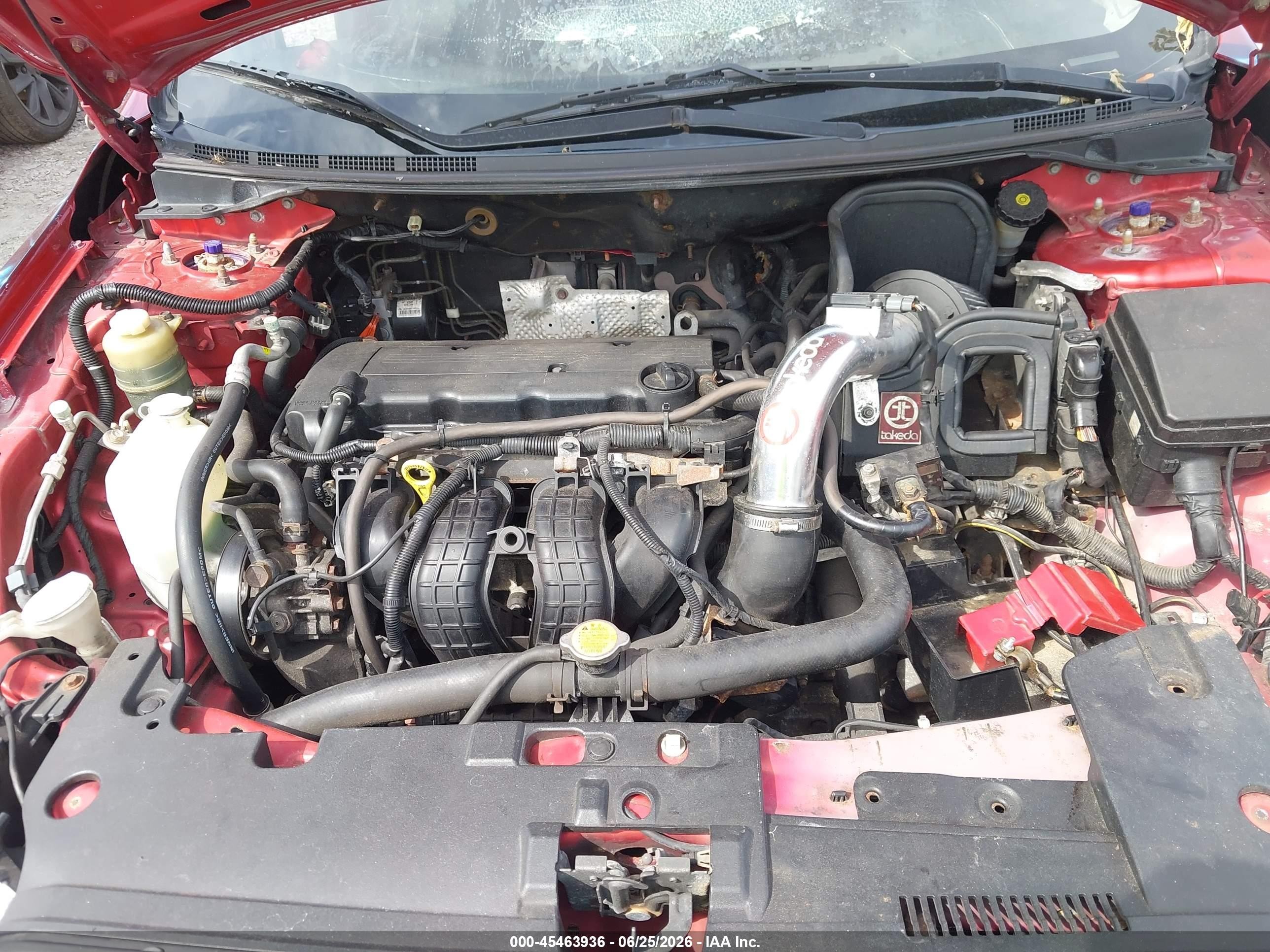 2010 Mitsubishi Lancer De Red vin: JA32U1FU0AU020366