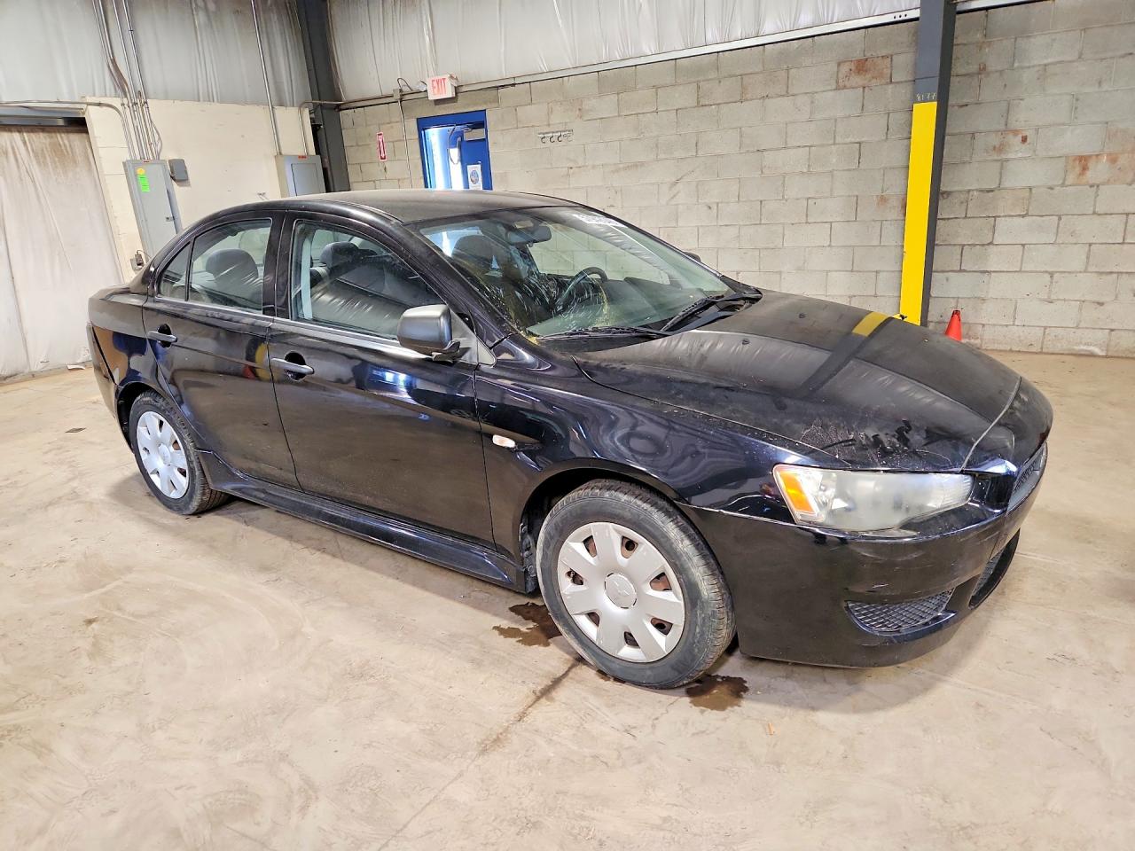 2010 Mitsubishi Lancer De Black vin: JA32U1FU2AU026654