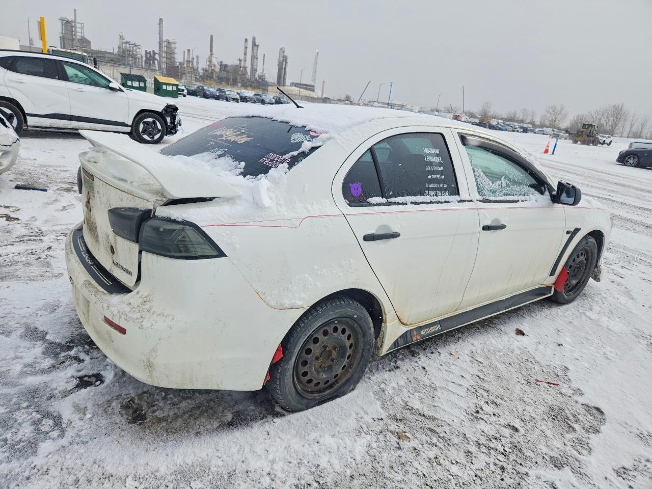 2013 Mitsubishi Lancer De White vin: JA32U1FU6DU603447