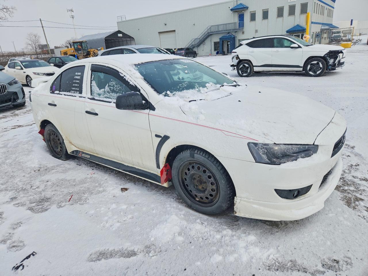 2013 Mitsubishi Lancer De White vin: JA32U1FU6DU603447