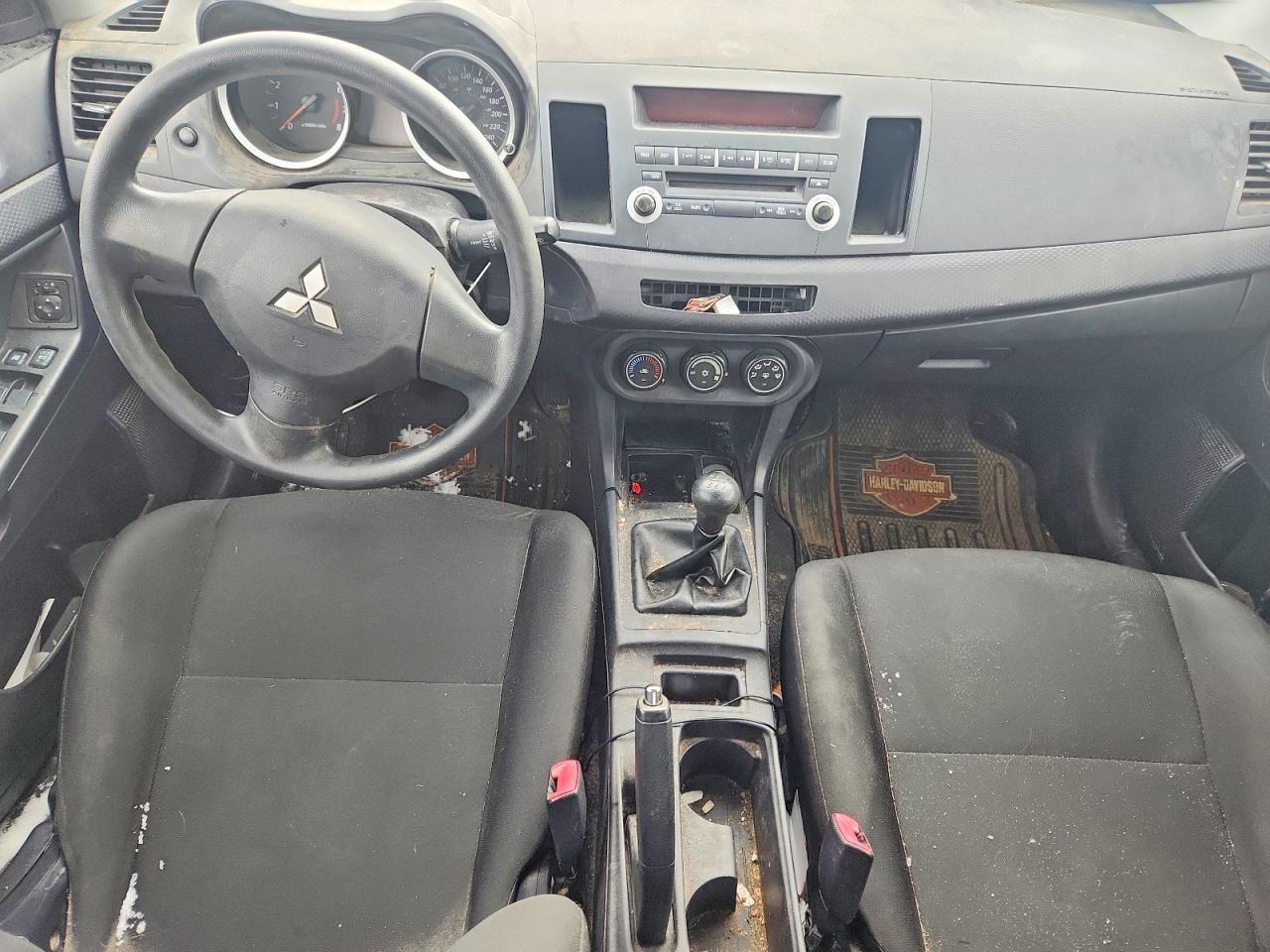 2013 Mitsubishi Lancer De White vin: JA32U1FU6DU603447