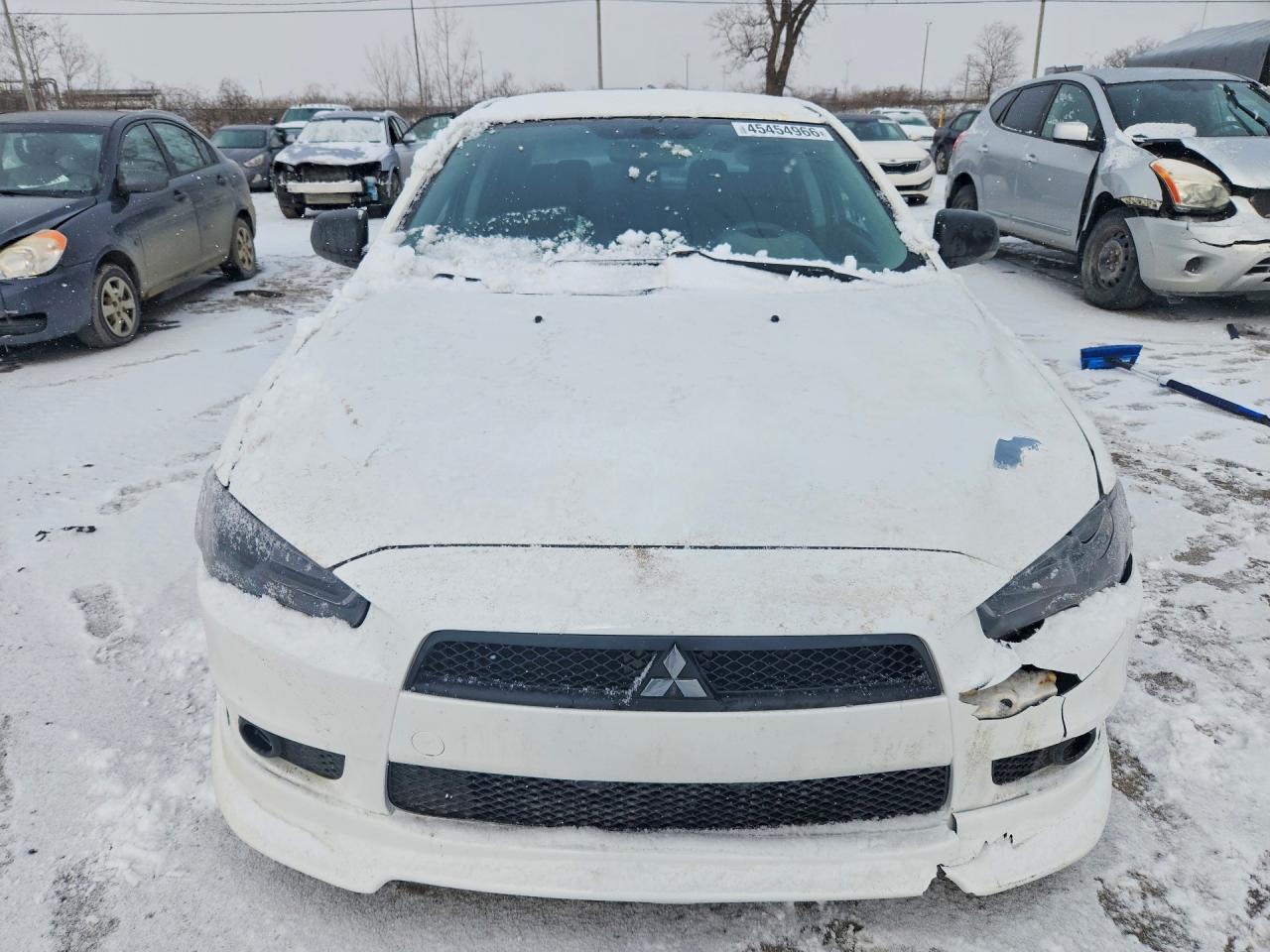 2013 Mitsubishi Lancer De White vin: JA32U1FU6DU603447