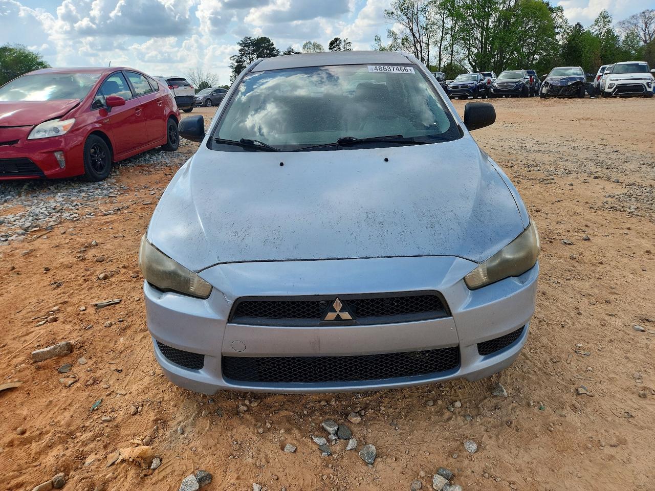 2010 Mitsubishi Lancer De Silver vin: JA32U1FUXAU008595