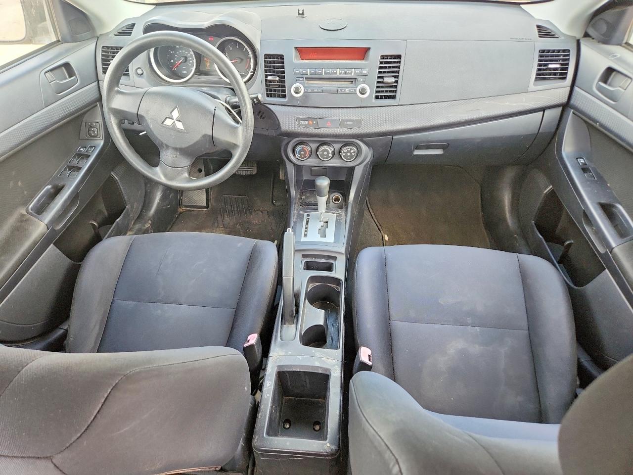 2010 Mitsubishi Lancer De Silver vin: JA32U1FUXAU008595