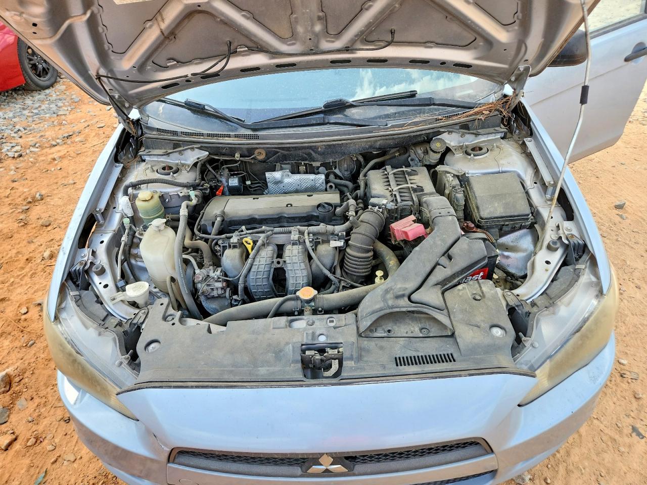 2010 Mitsubishi Lancer De Silver vin: JA32U1FUXAU008595
