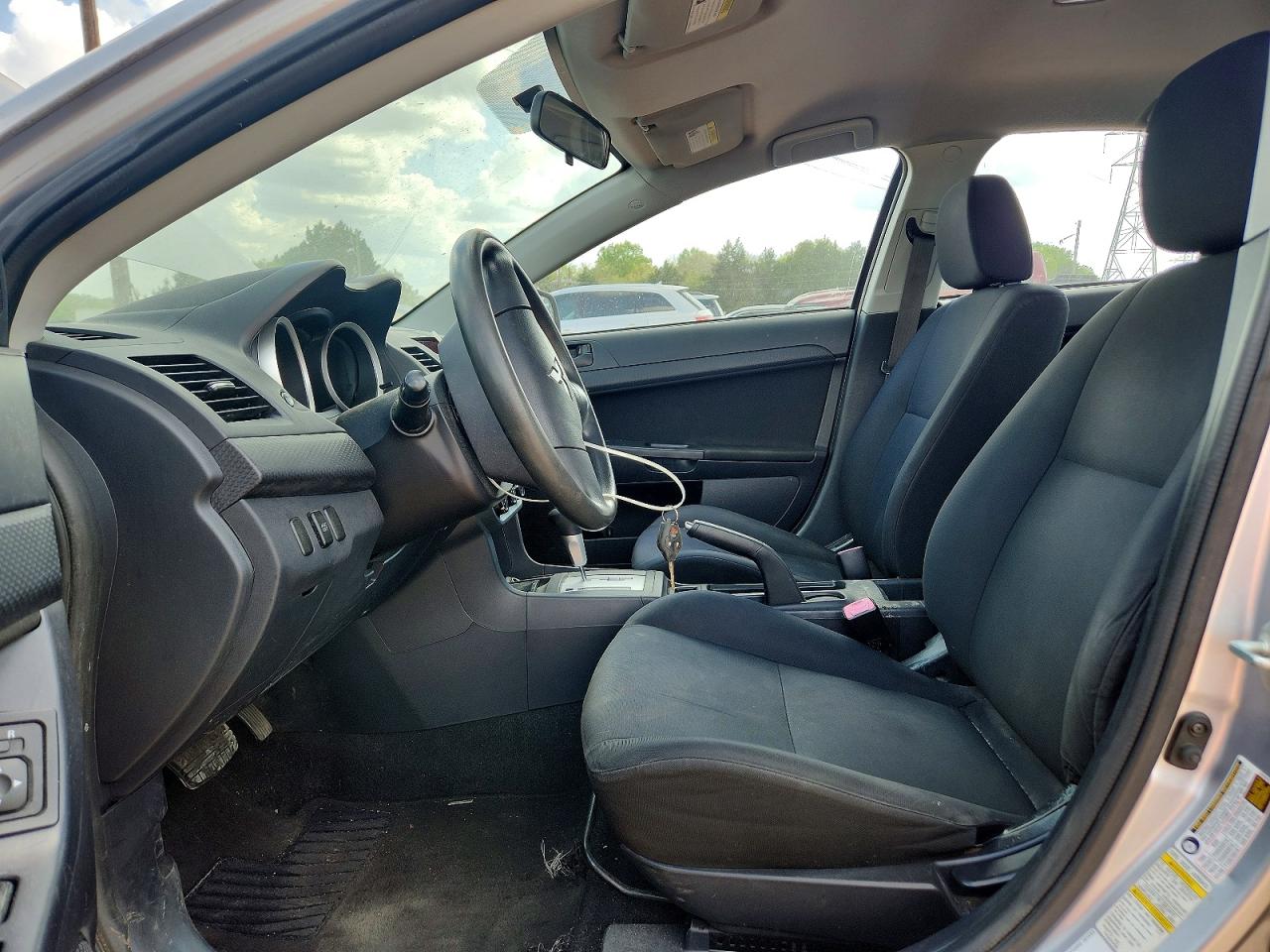 2010 Mitsubishi Lancer De Silver vin: JA32U1FUXAU008595