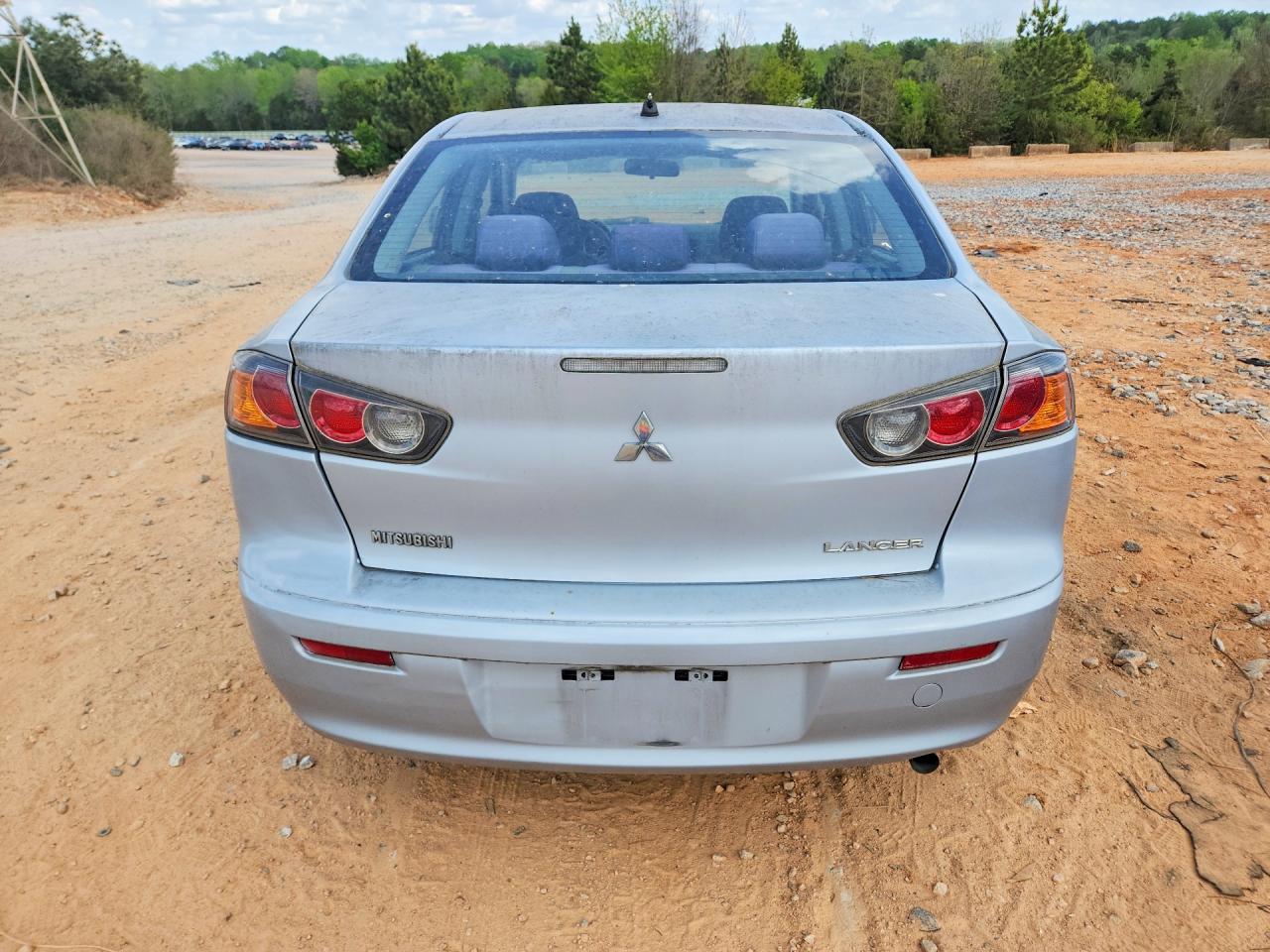 2010 Mitsubishi Lancer De Silver vin: JA32U1FUXAU008595