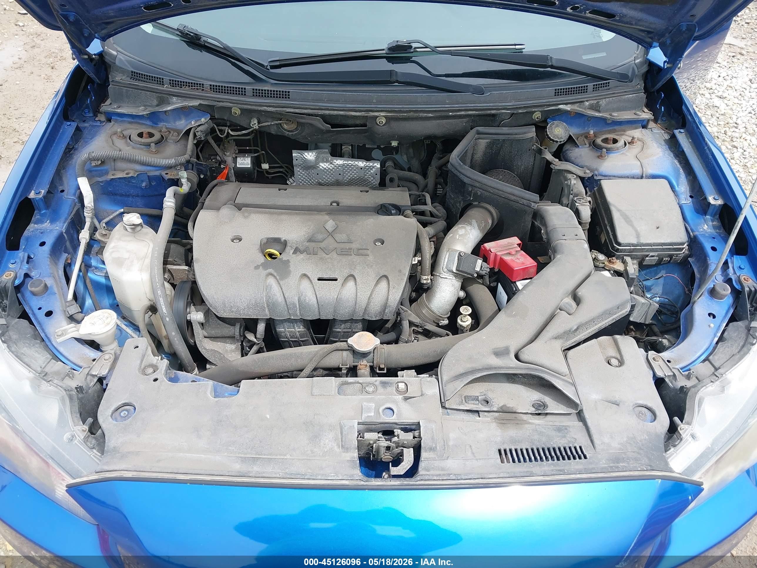 2011 Mitsubishi Lancer Es Blue vin: JA32U2FU0BU021587