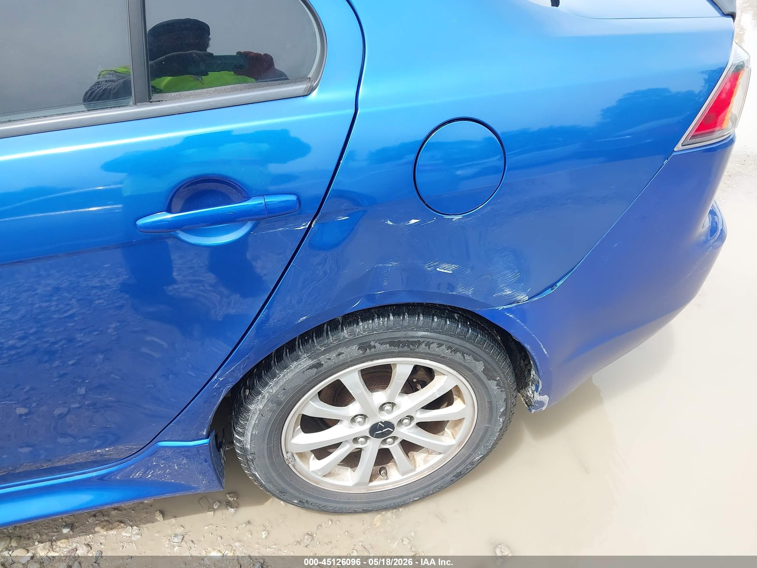 2011 Mitsubishi Lancer Es Blue vin: JA32U2FU0BU021587
