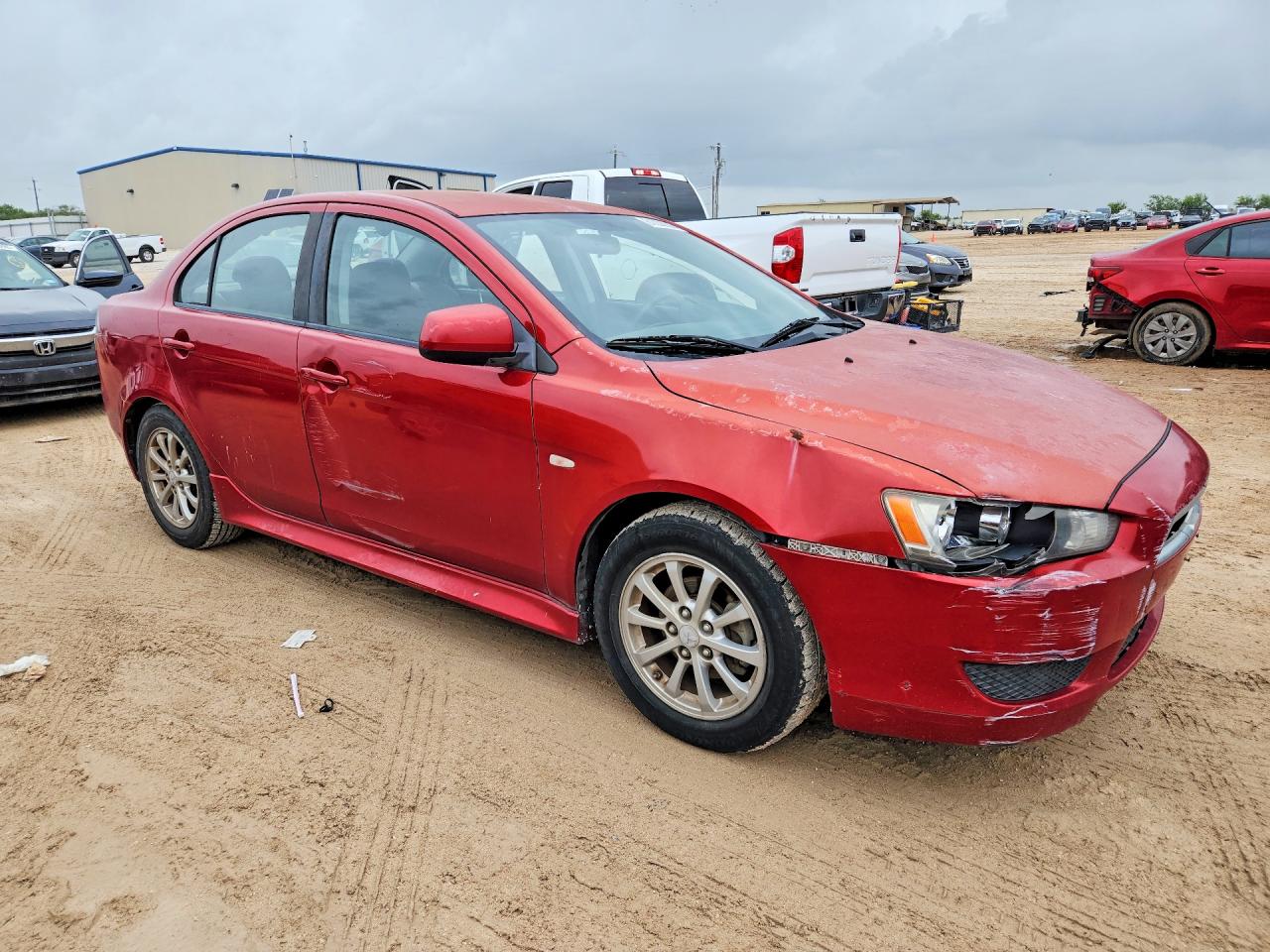 2011 Mitsubishi Lancer Es/es Sport Red vin: JA32U2FU0BU032802