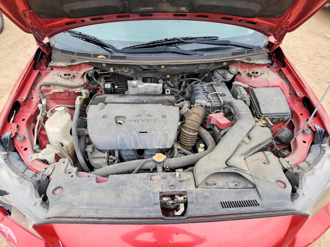 2011 Mitsubishi Lancer Es/es Sport Red vin: JA32U2FU0BU032802
