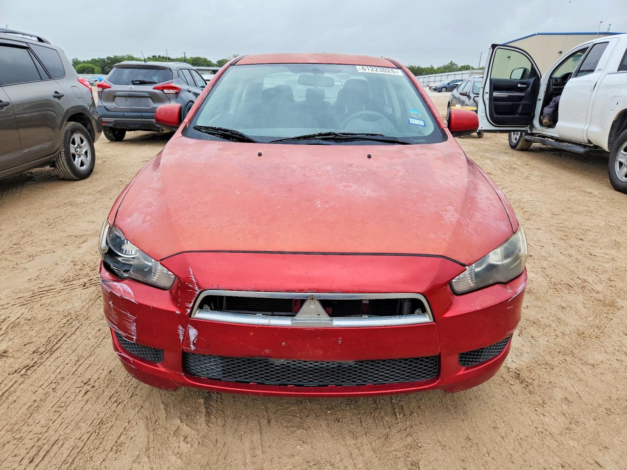 2011 Mitsubishi Lancer Es/es Sport Red vin: JA32U2FU0BU032802