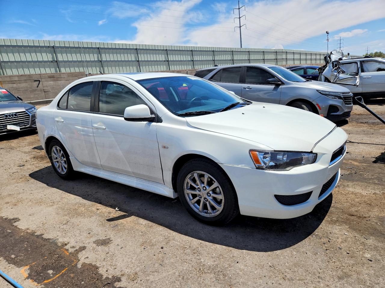 2011 Mitsubishi Lancer Es/es Sport White vin: JA32U2FU0BU035487