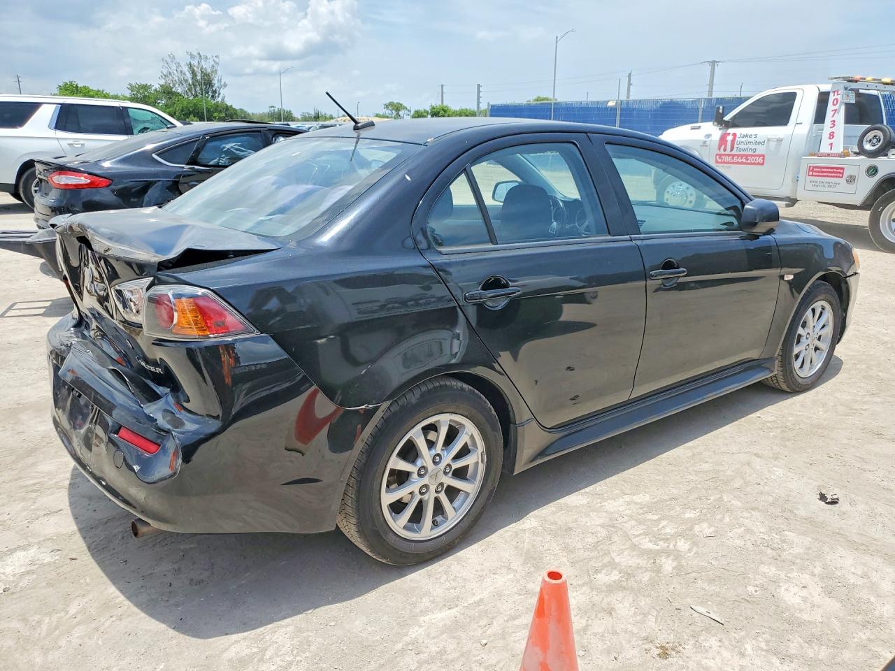 2011 Mitsubishi Lancer Es/es Sport Black vin: JA32U2FU0BU040964