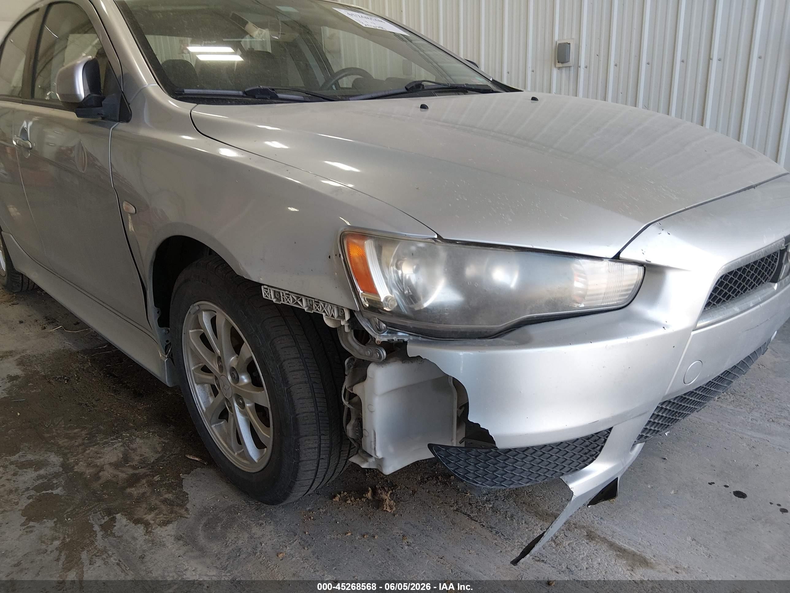 2011 Mitsubishi Lancer Es Silver vin: JA32U2FU0BU046005