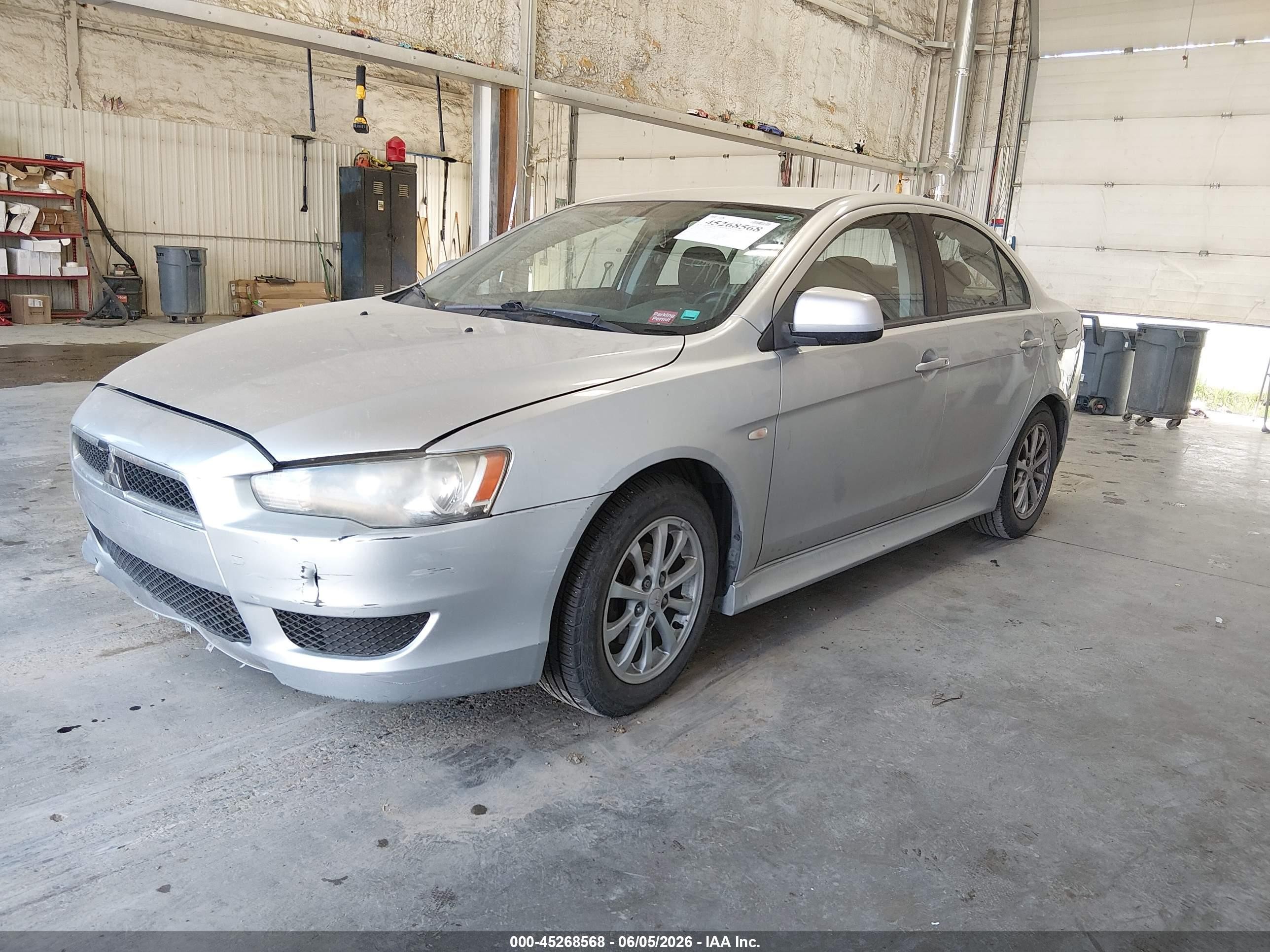 2011 Mitsubishi Lancer Es Silver vin: JA32U2FU0BU046005