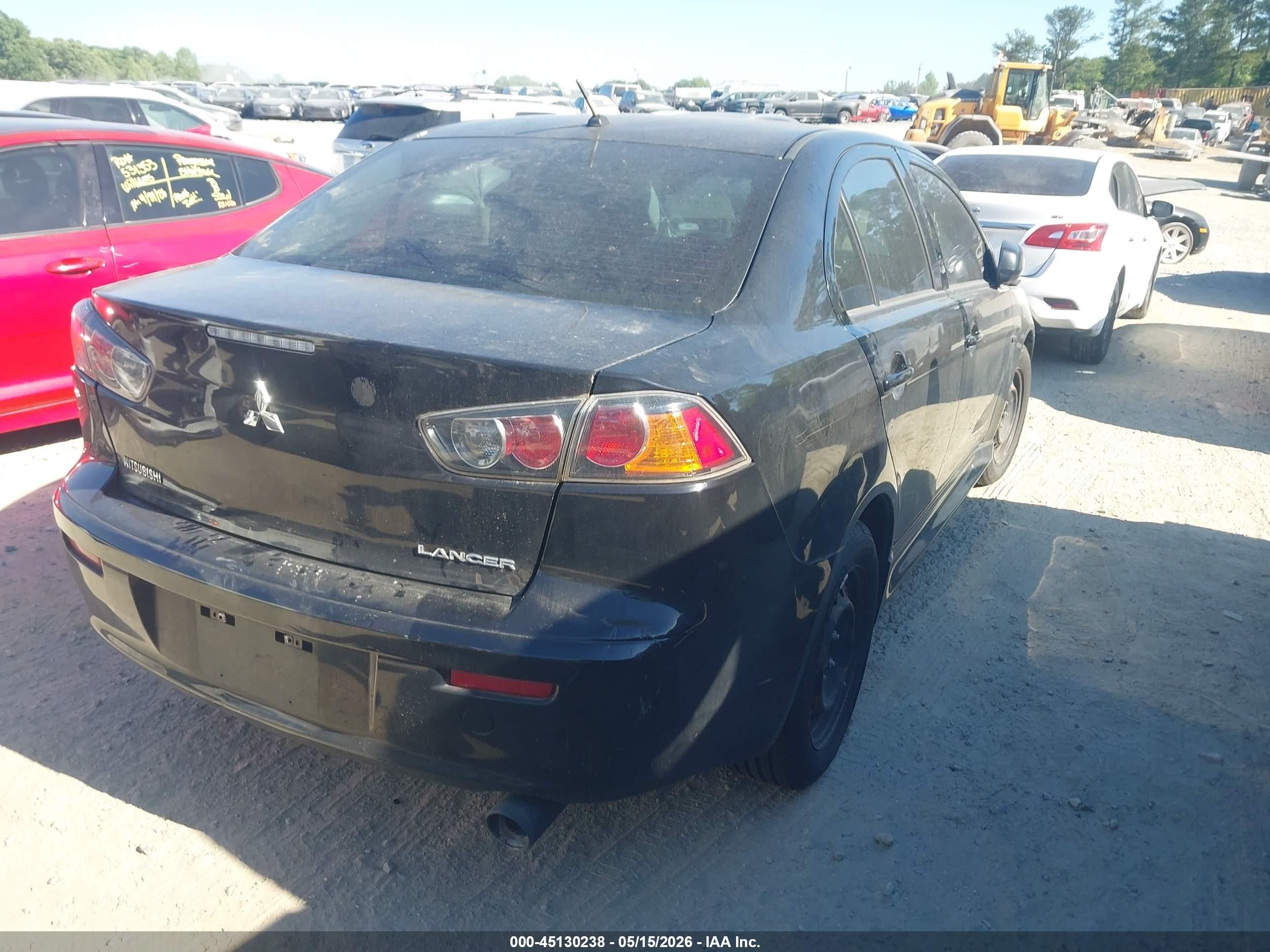 2013 Mitsubishi Lancer Es Black vin: JA32U2FU0DU000628