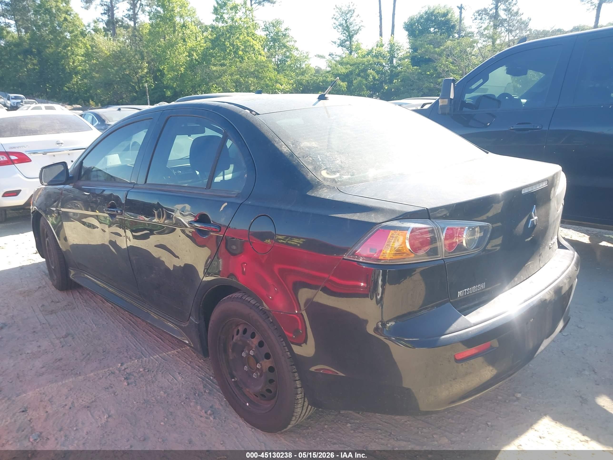 2013 Mitsubishi Lancer Es Black vin: JA32U2FU0DU000628