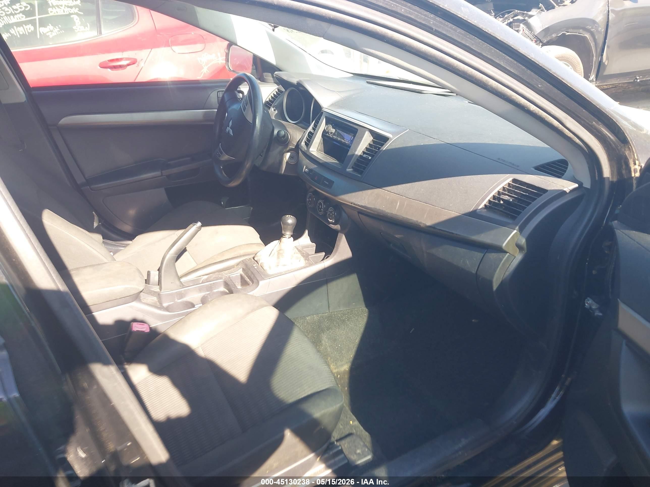 2013 Mitsubishi Lancer Es Black vin: JA32U2FU0DU000628