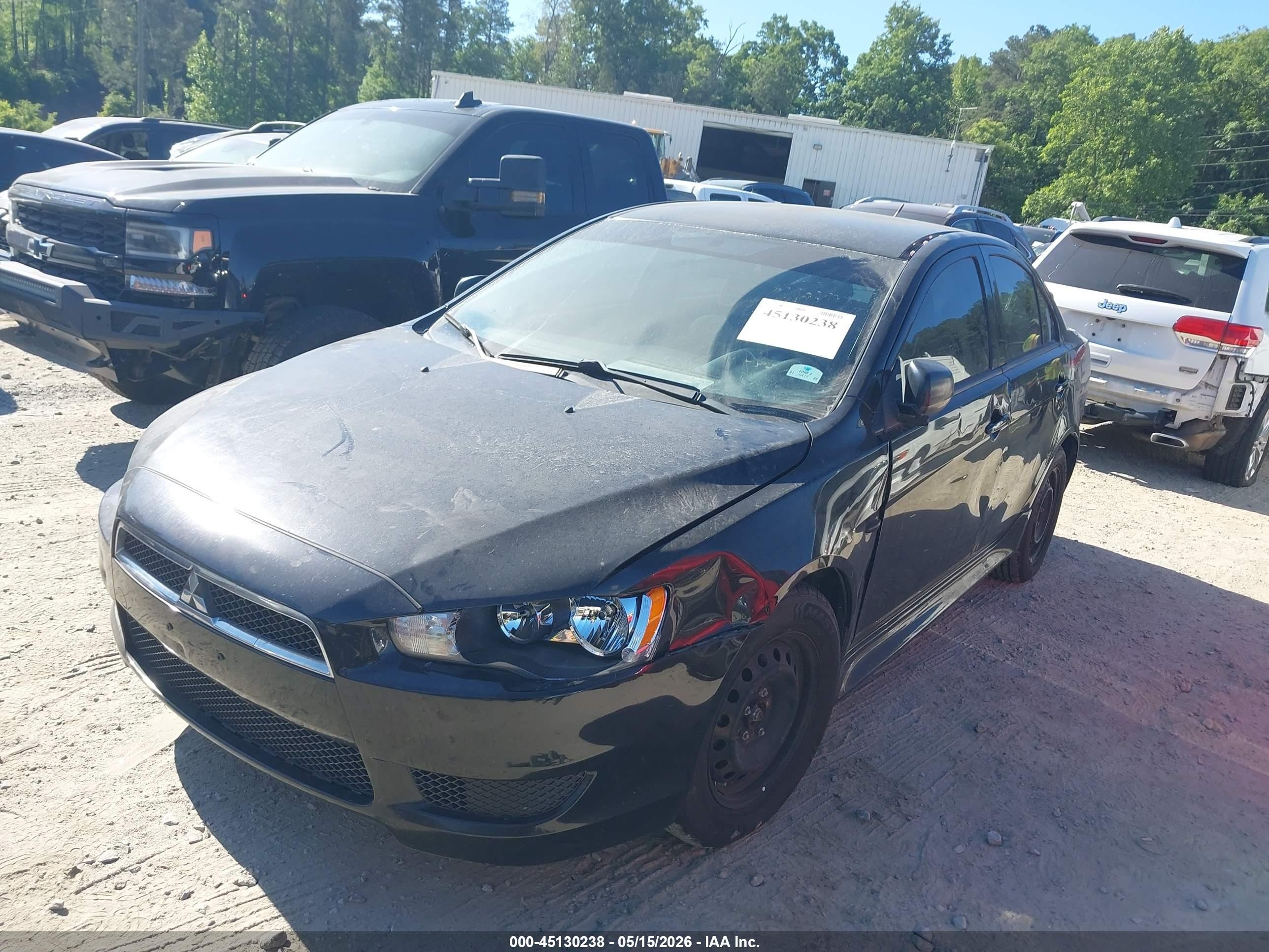 2013 Mitsubishi Lancer Es Black vin: JA32U2FU0DU000628
