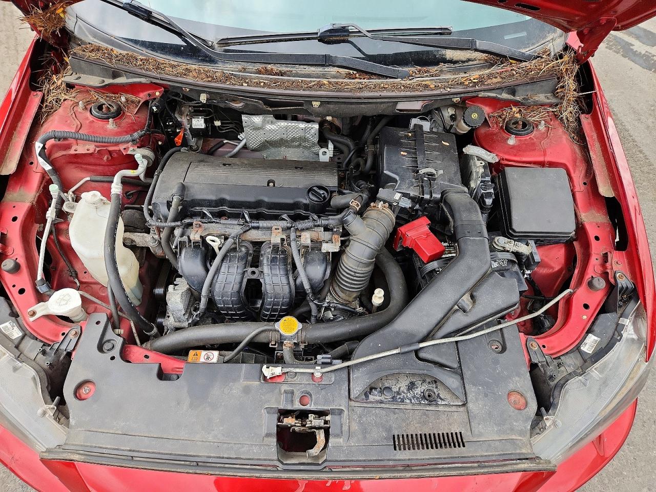 2013 Mitsubishi Lancer Es/es Sport Red vin: JA32U2FU0DU011547