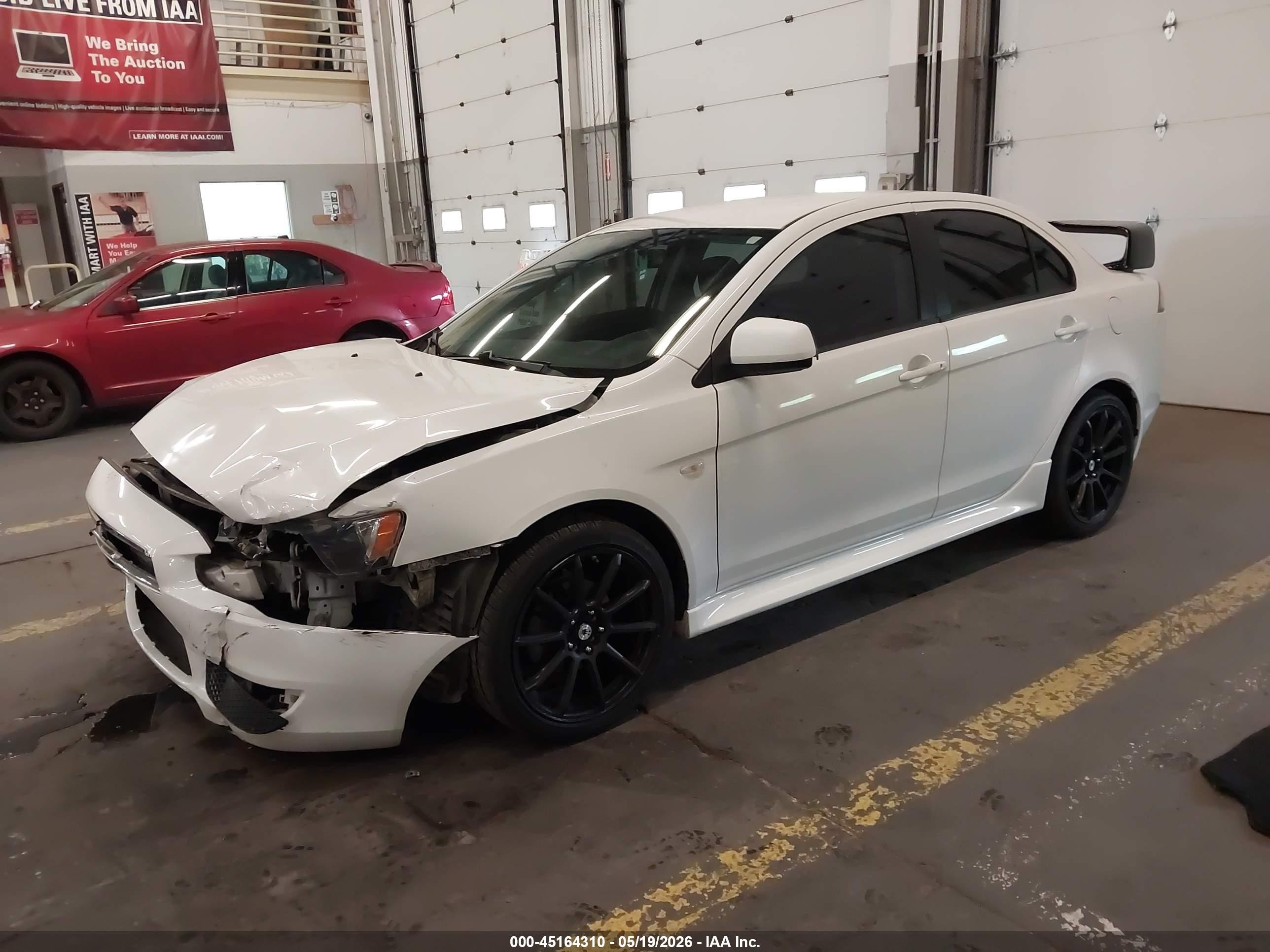 2013 Mitsubishi Lancer Es White vin: JA32U2FU0DU017509