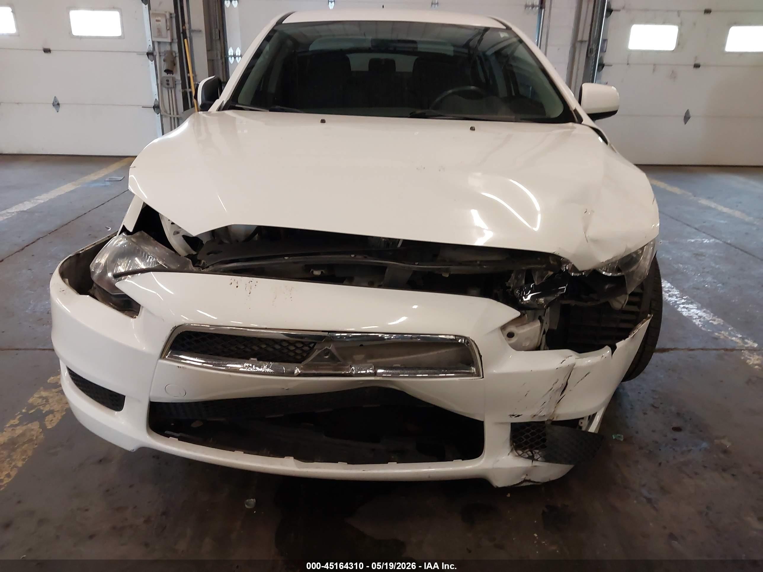 2013 Mitsubishi Lancer Es White vin: JA32U2FU0DU017509