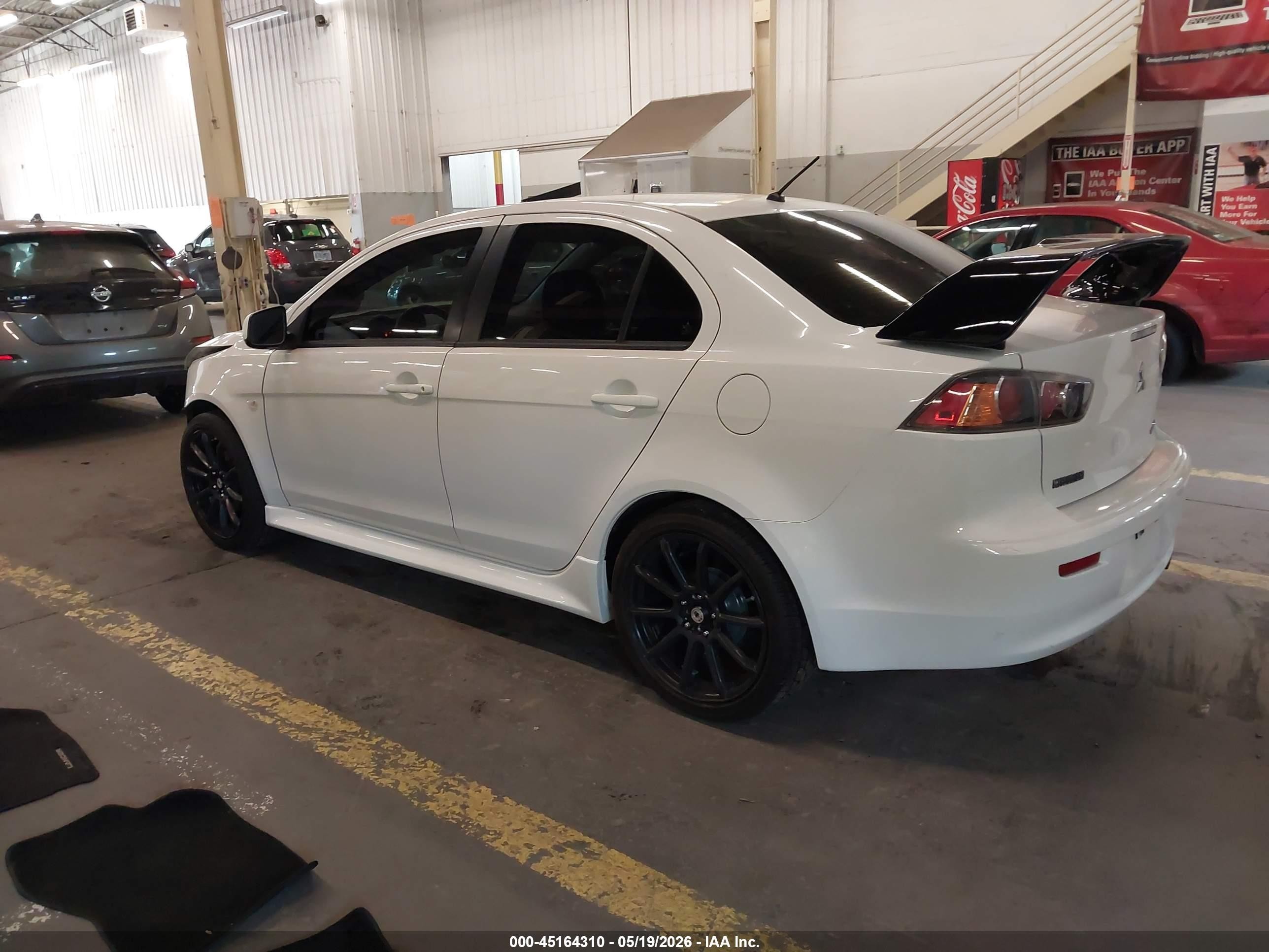 2013 Mitsubishi Lancer Es White vin: JA32U2FU0DU017509
