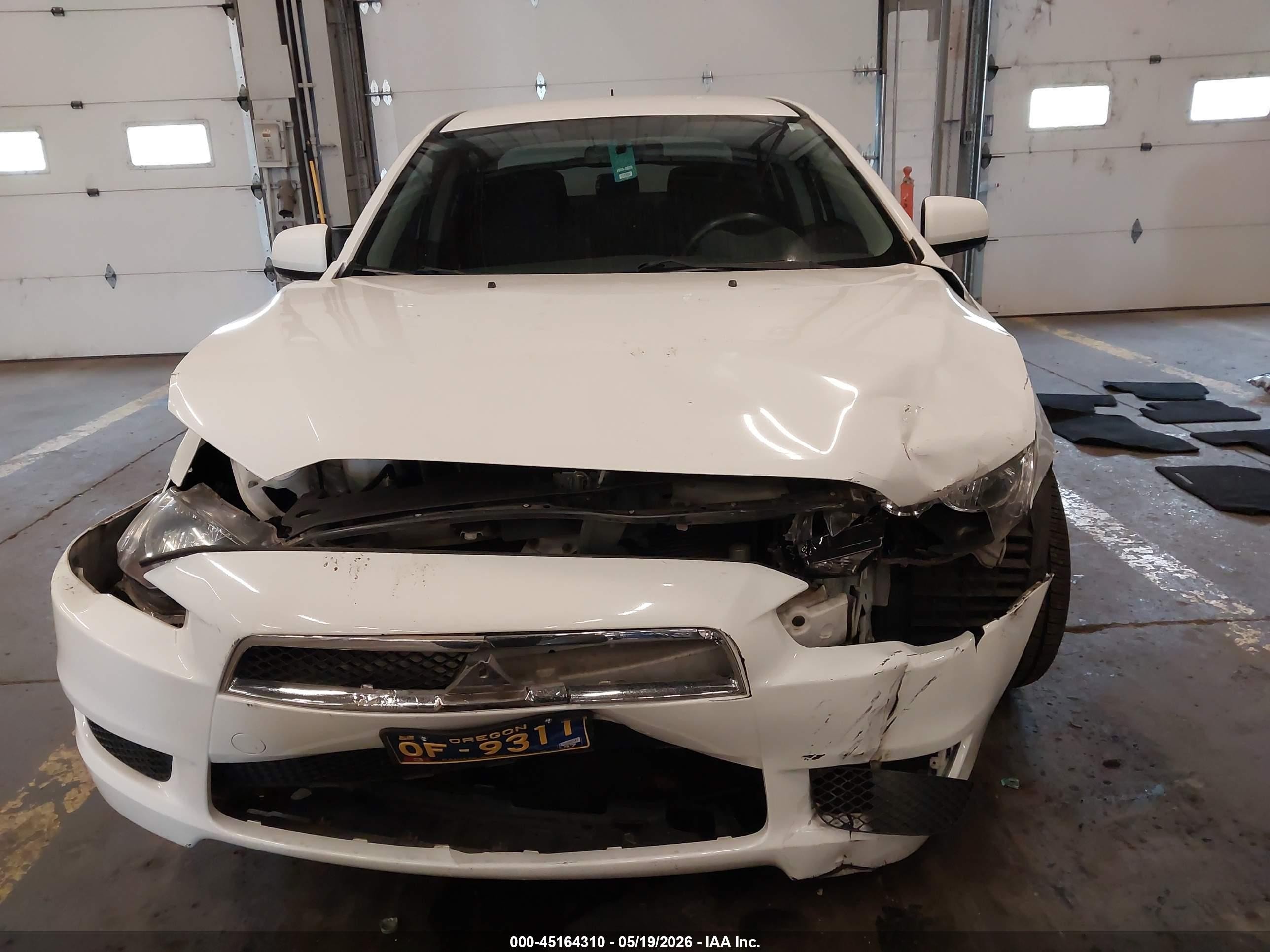2013 Mitsubishi Lancer Es White vin: JA32U2FU0DU017509