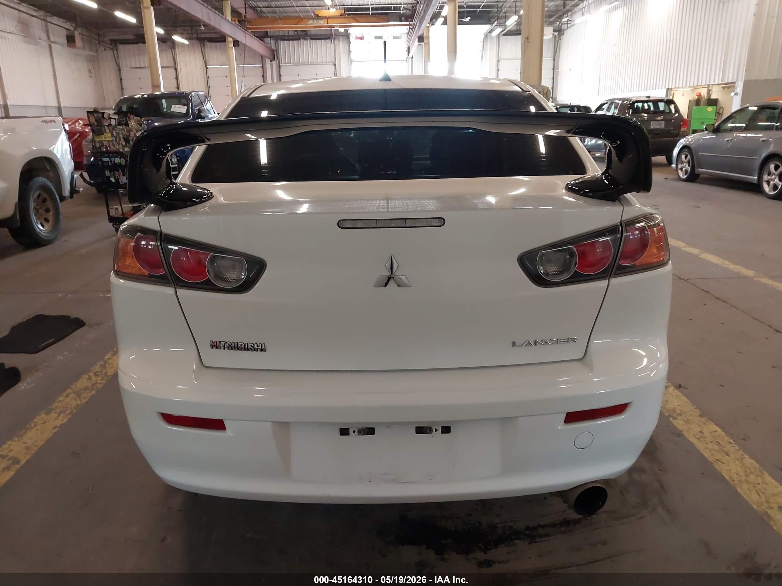 2013 Mitsubishi Lancer Es White vin: JA32U2FU0DU017509