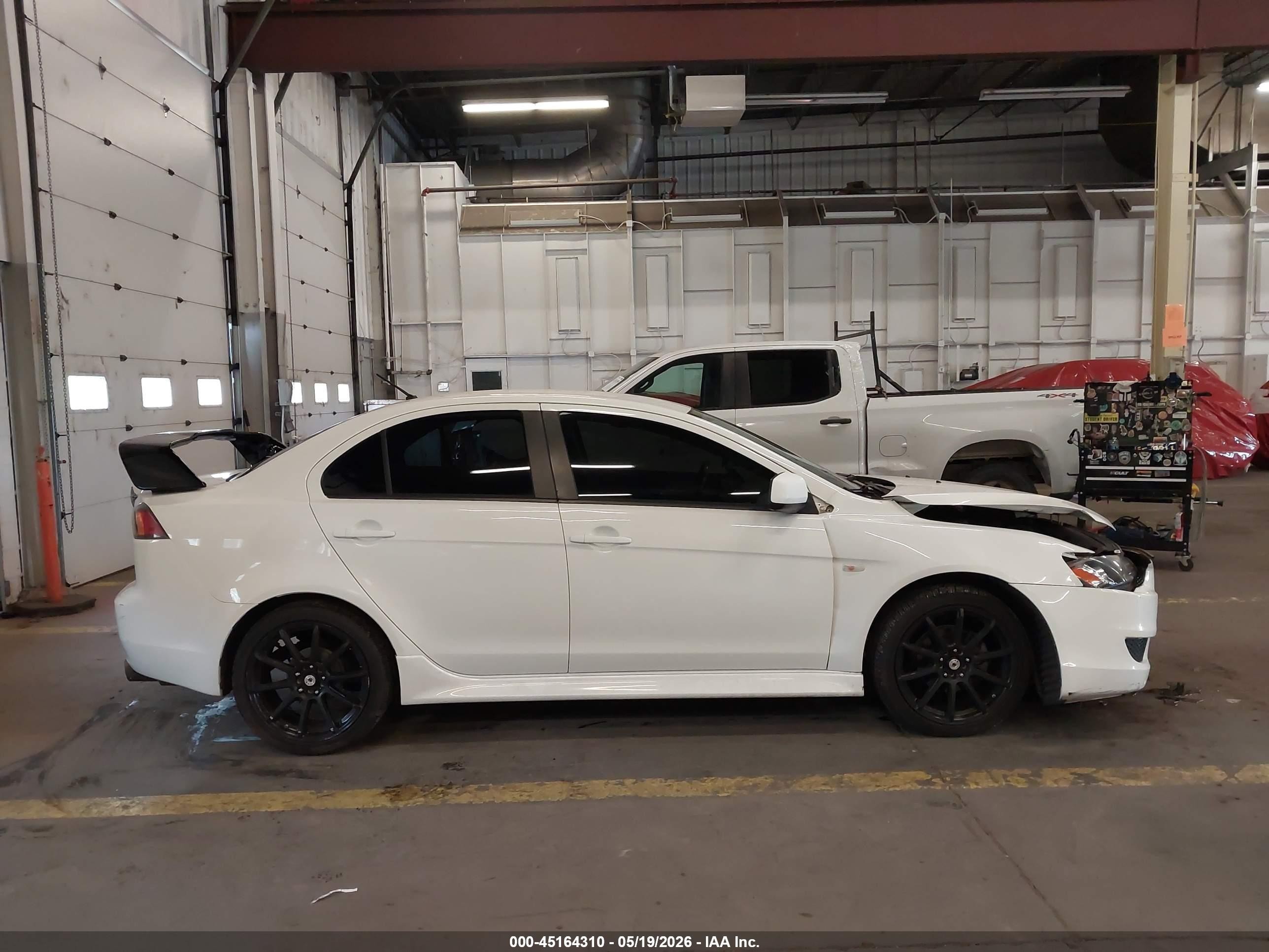 2013 Mitsubishi Lancer Es White vin: JA32U2FU0DU017509