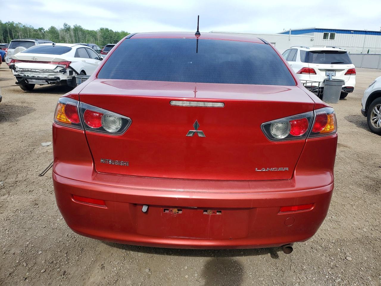 2013 Mitsubishi Lancer Es Red vin: JA32U2FU0DU609539