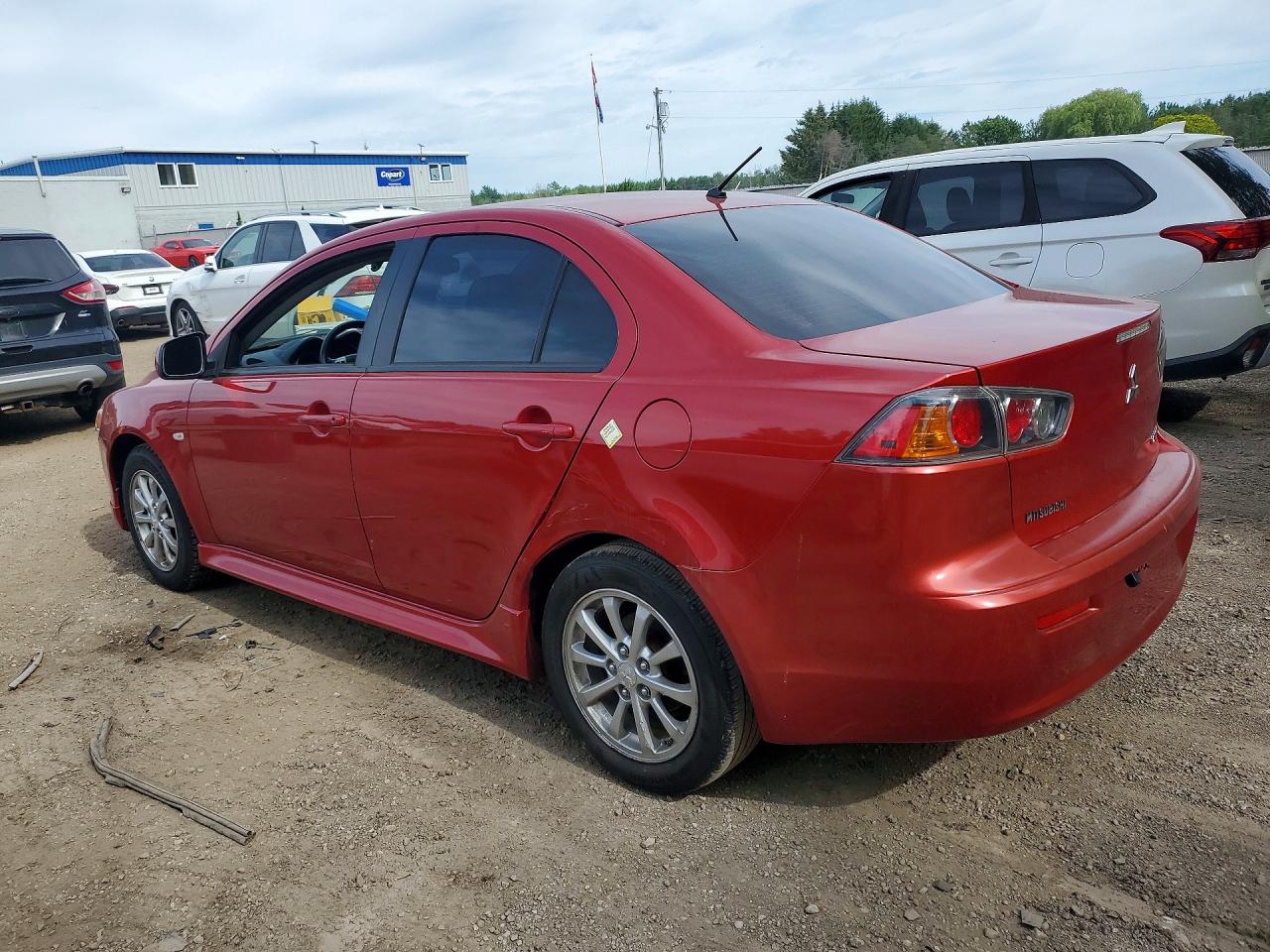 2013 Mitsubishi Lancer Es Red vin: JA32U2FU0DU609539
