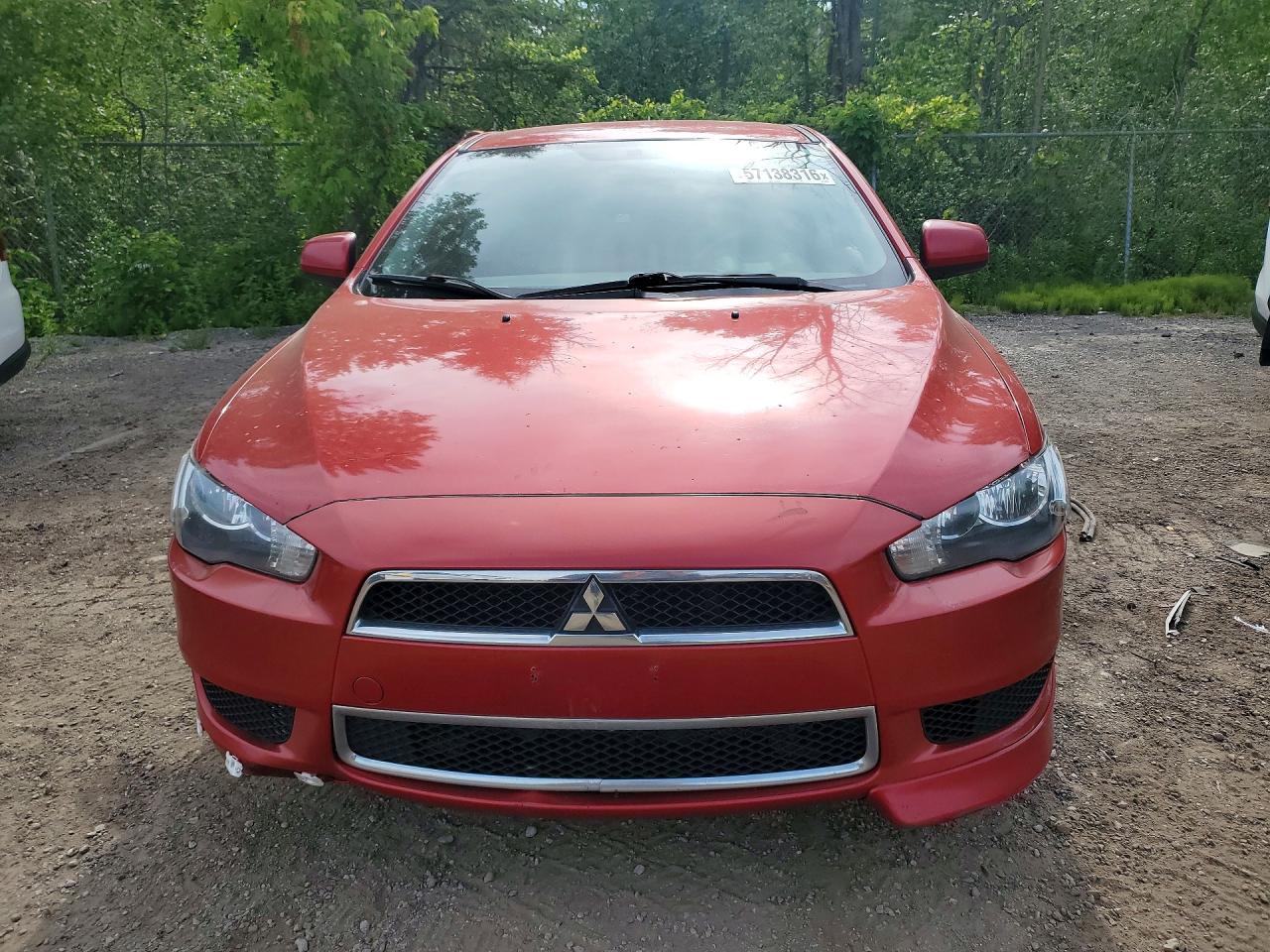 2013 Mitsubishi Lancer Es Red vin: JA32U2FU0DU609539