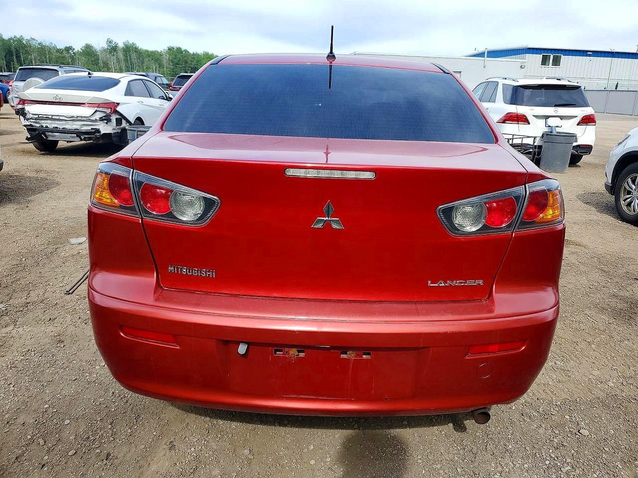 2013 Mitsubishi Lancer Es Red vin: JA32U2FU0DU609539