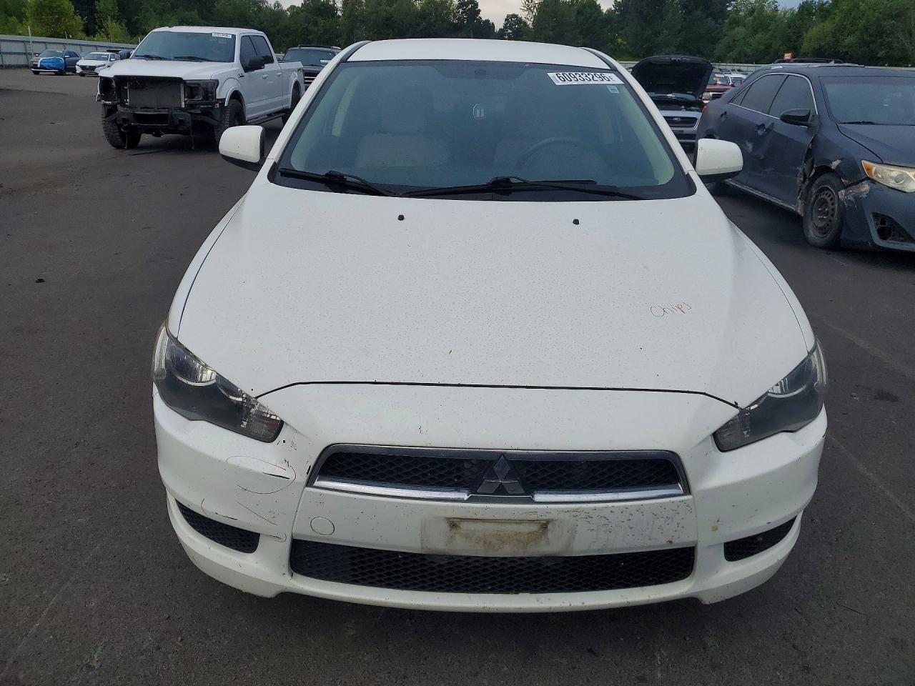 2014 Mitsubishi Lancer Es/es Sport White vin: JA32U2FU0EU005345