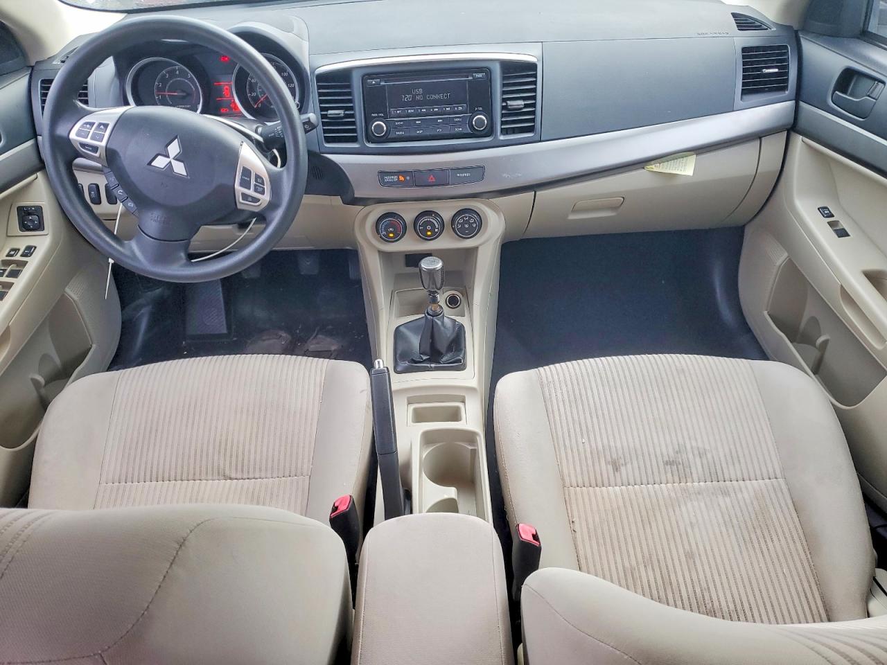 2014 Mitsubishi Lancer Es/es Sport White vin: JA32U2FU0EU005345
