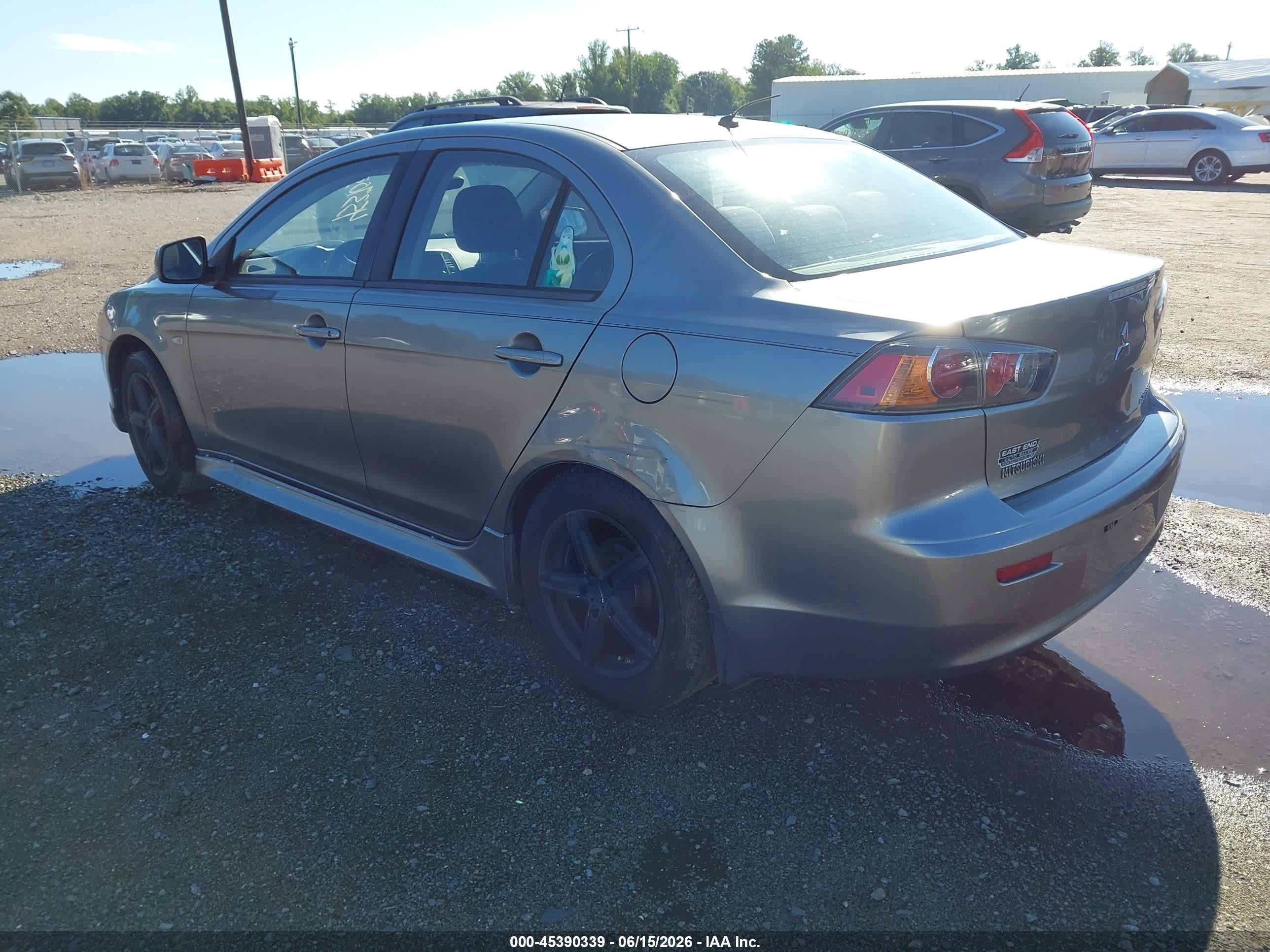2014 Mitsubishi Lancer Es Gray vin: JA32U2FU0EU007919