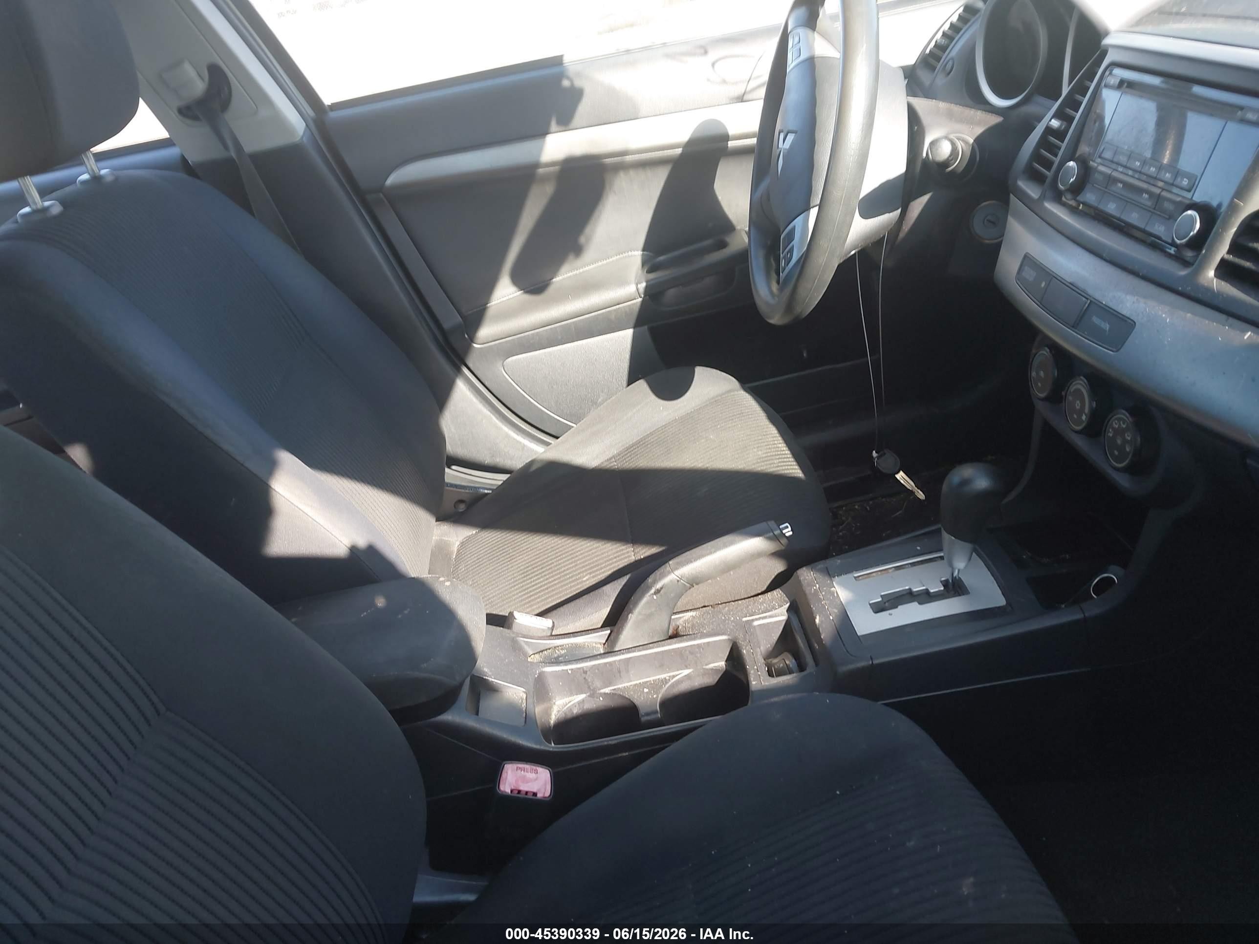2014 Mitsubishi Lancer Es Gray vin: JA32U2FU0EU007919